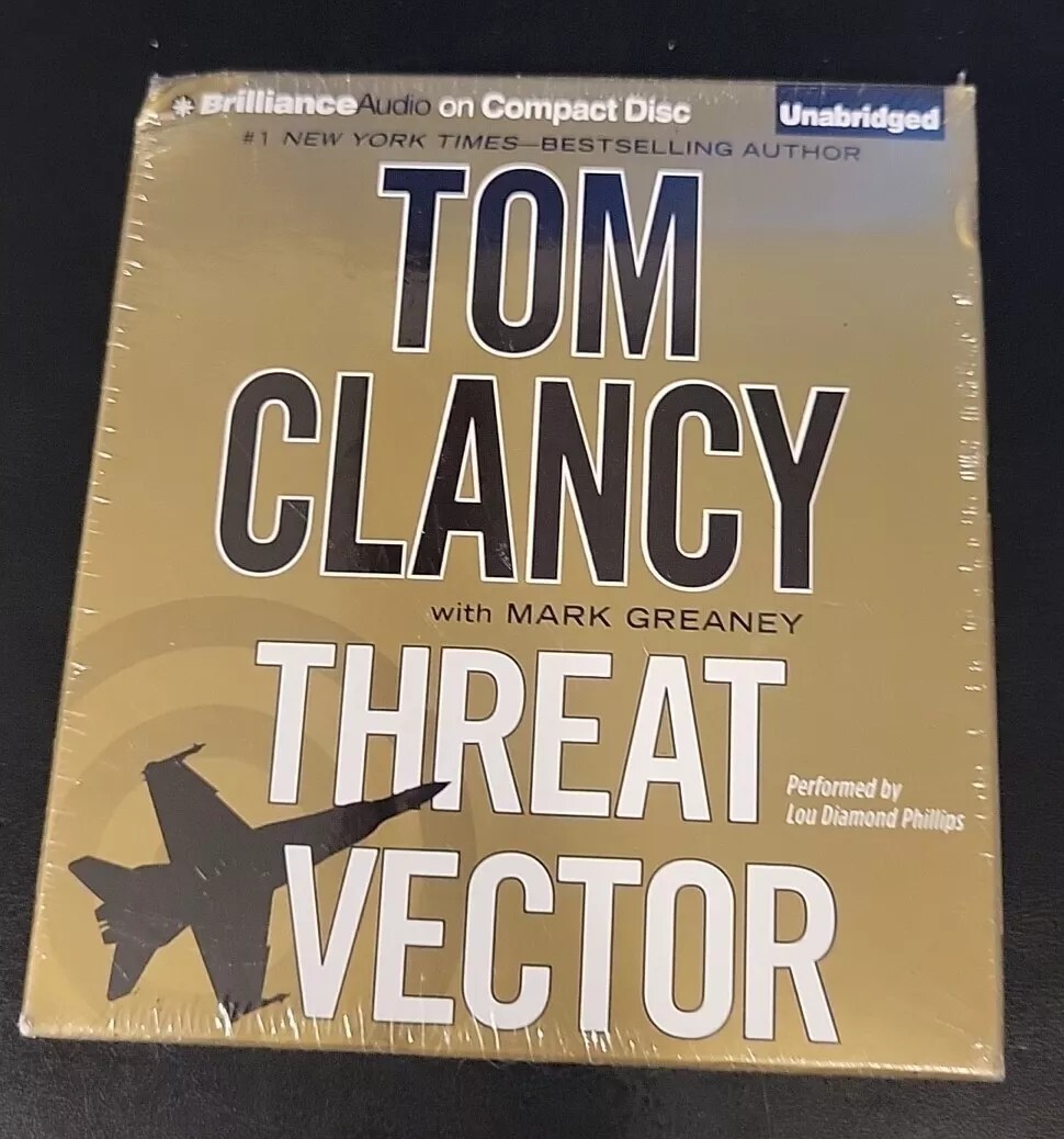 Threat Vector Jack Ryan Novels Audio CD By Tom Clancy New Sealed Gift