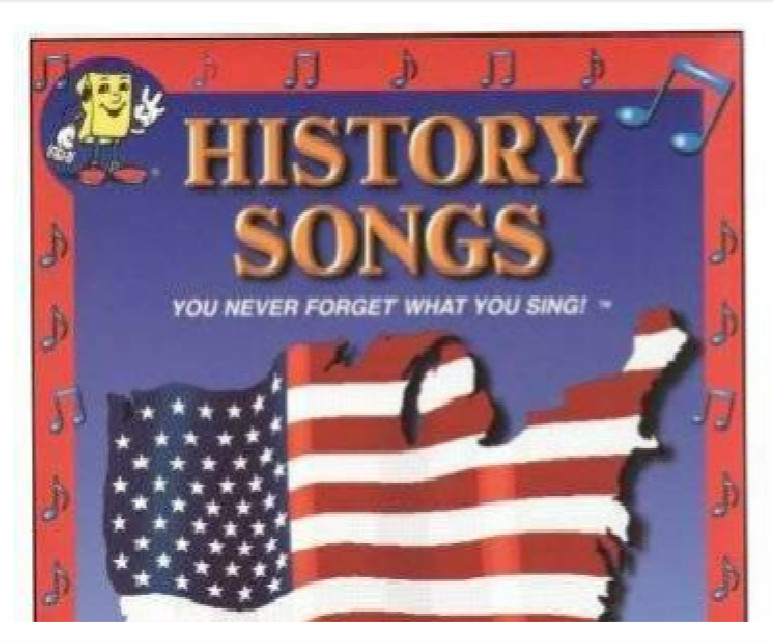 History Songs Audio Cassette by Larry Troxel 1998