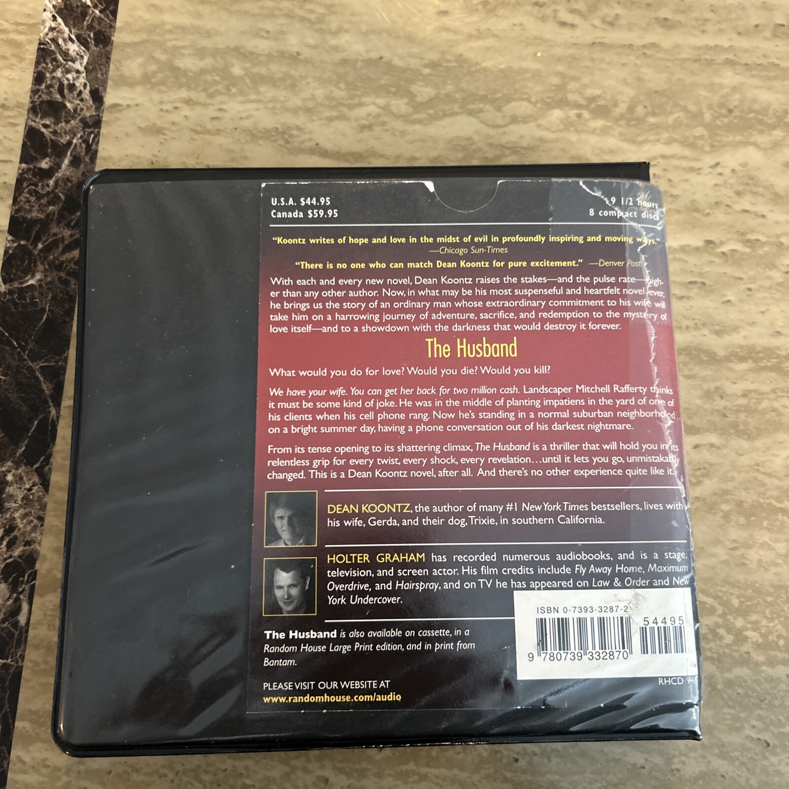 The Husband by Dean Koontz (2006, 8-CDs, Unabridged) VGC