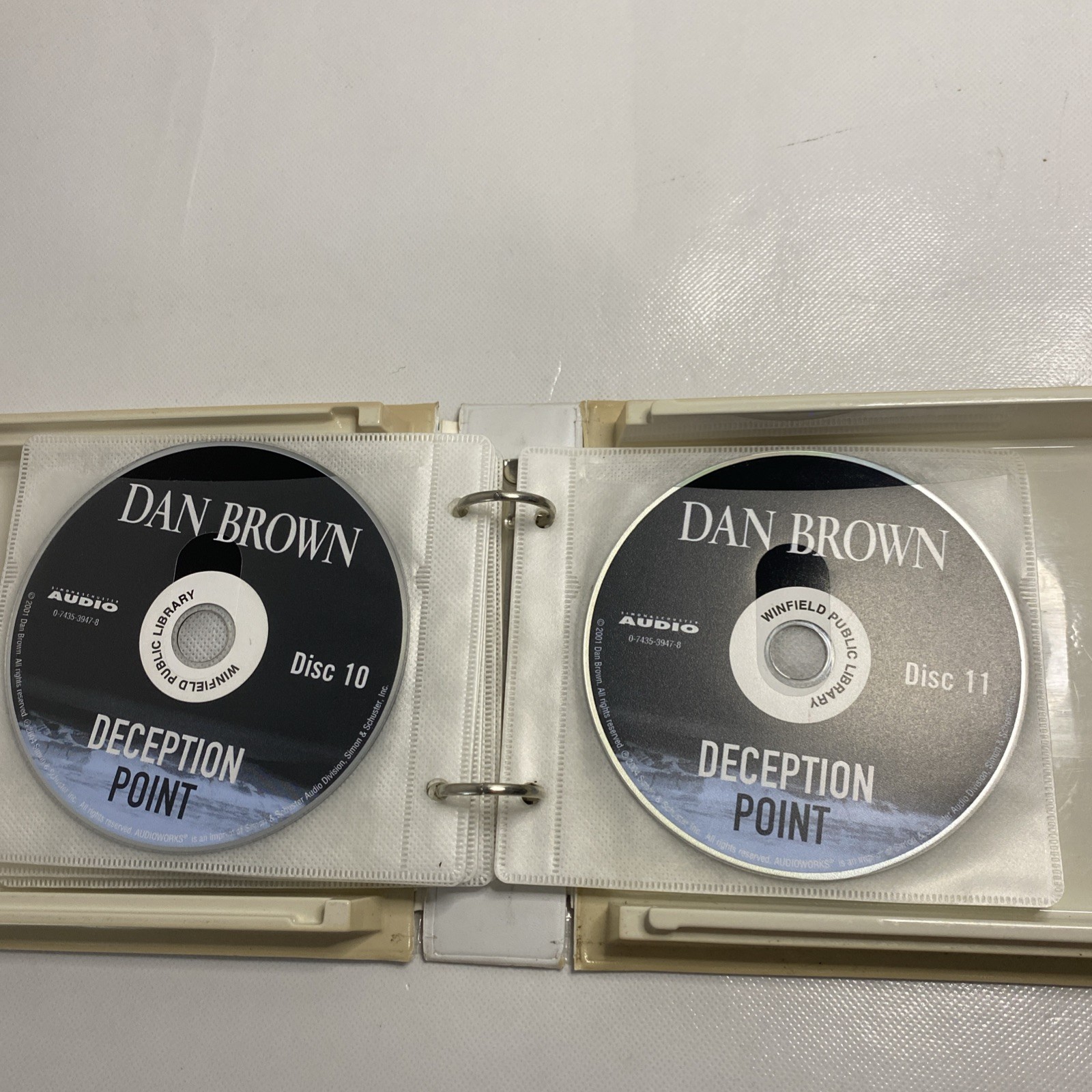 GOOD Deception Point By Dan Brown 15 Disc Audiobook Unabridged