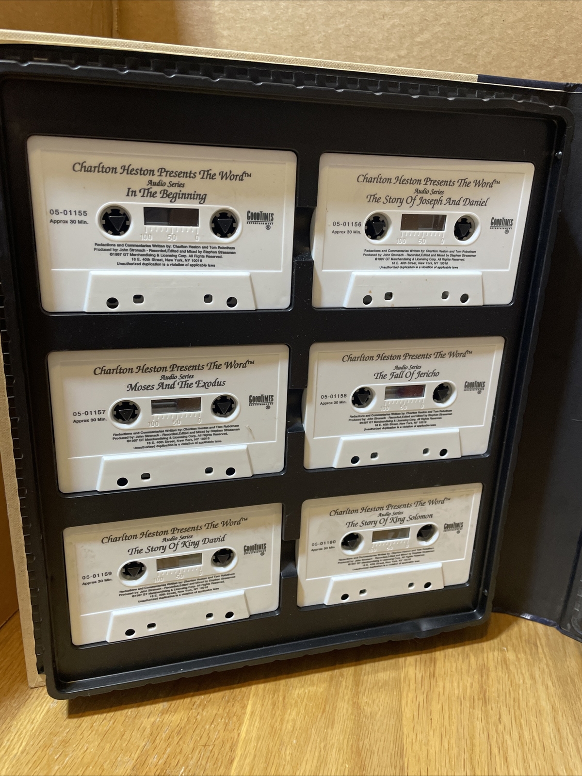Charlton Heston Presents «The Word» Audio Series-1997- 12 Cassette Tapes