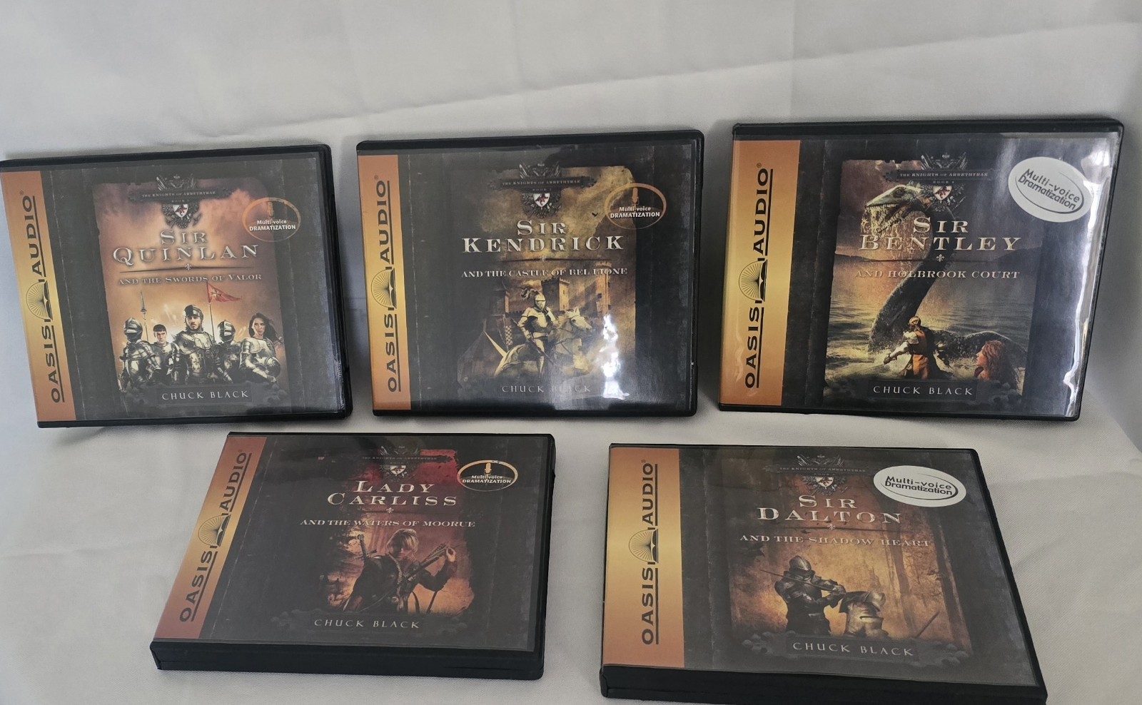 Set Of 5 Chuck Black Kingdom Series Audio Books CDs