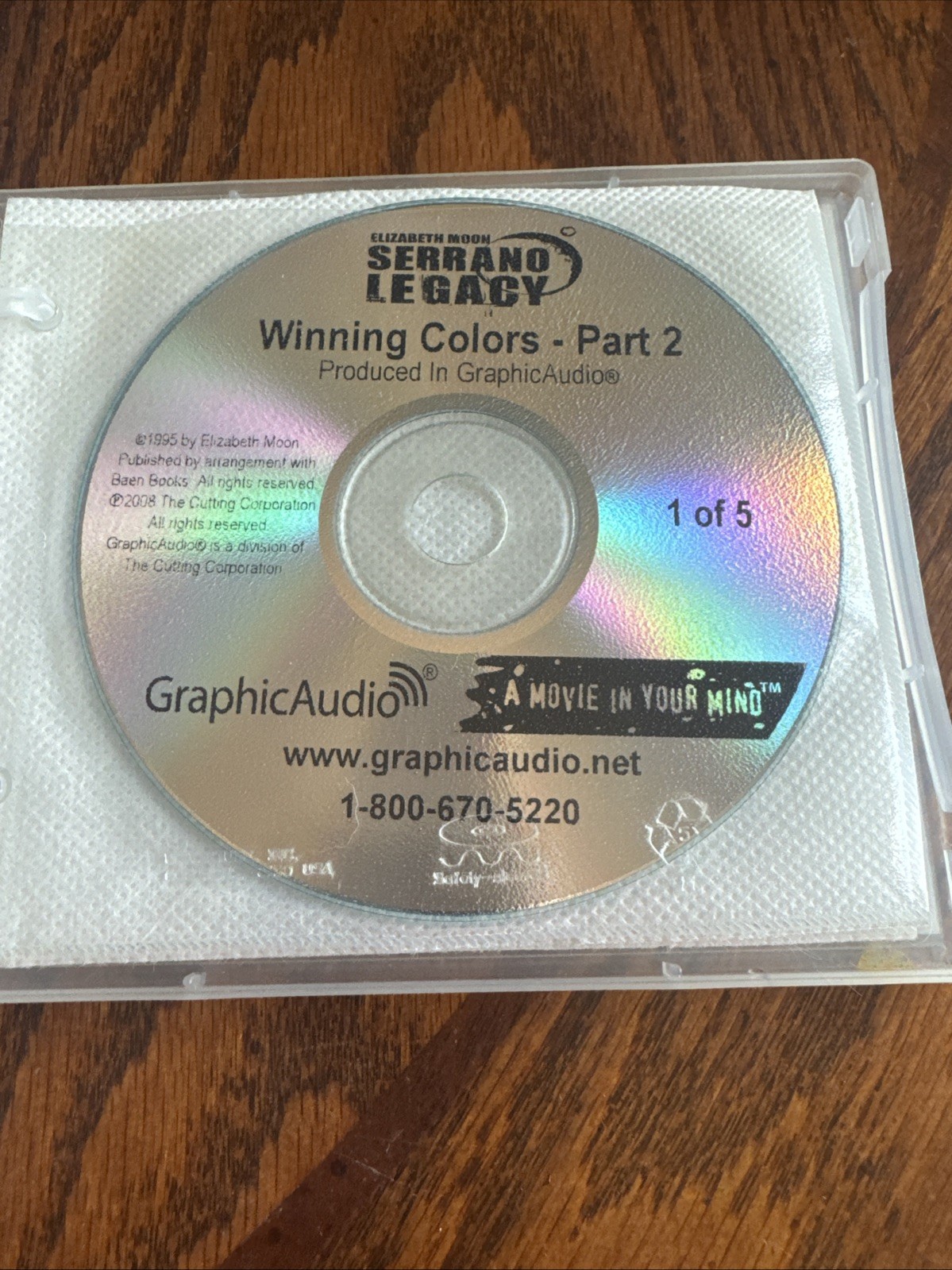 The Serrano Legacy Ser.: Winning Colors Part 2 by Elizabeth Moon 2008 CD Audible