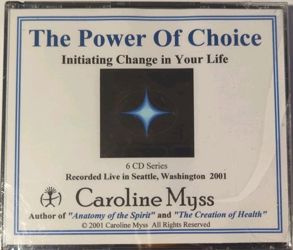 The Power Of Choice: Initiating Change In Your Life Audio CD Caroline Myss SEALD