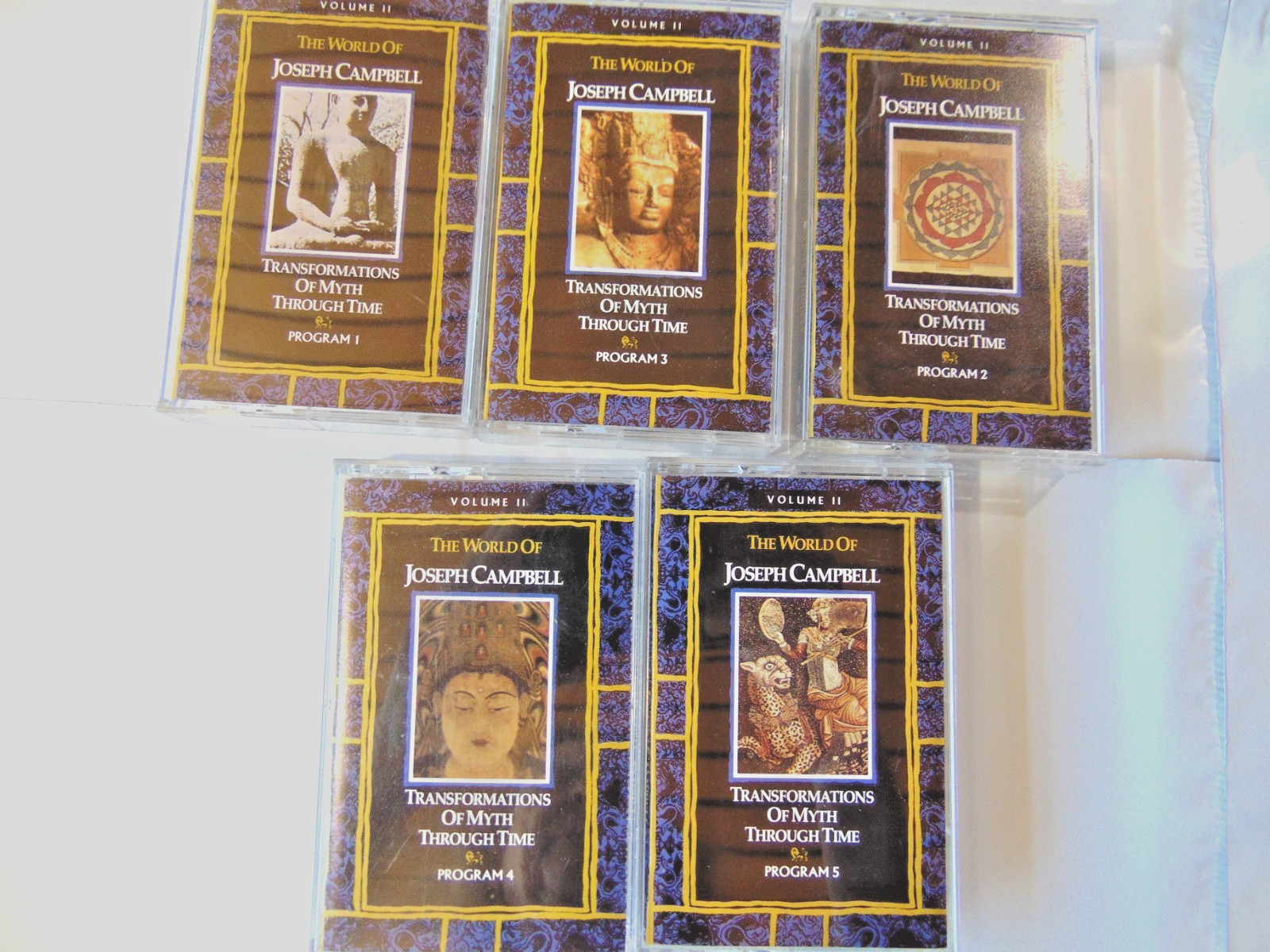 Vintage Transformations of Myth by Joseph Campbell Vol II Audio Cassette Box Set
