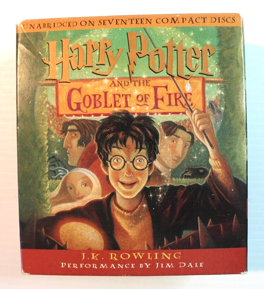 Harry Potter and the Goblet of Fire 17 Compact Discs Audiobook 2000 Unabridged