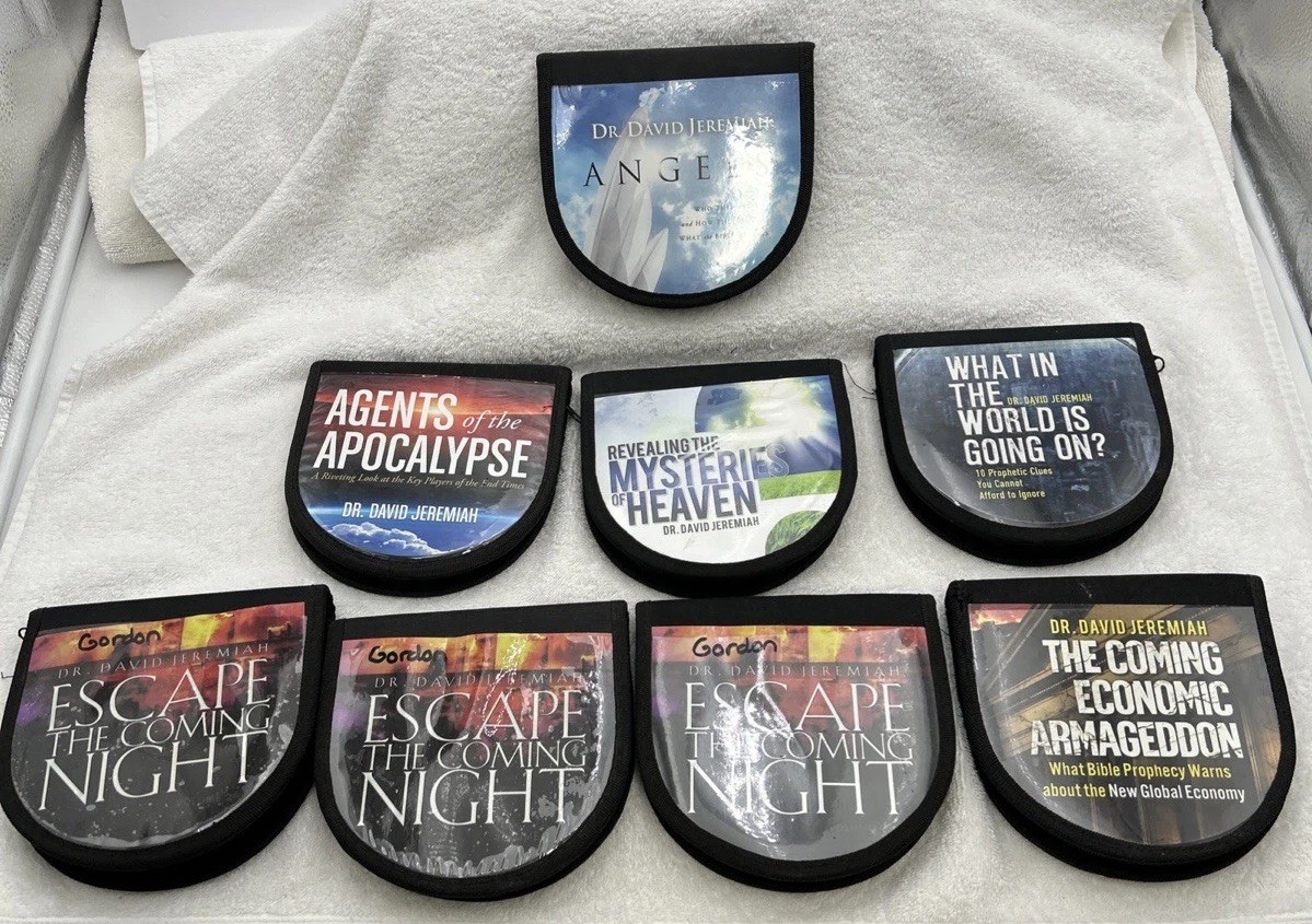Lot Of 6 Sermon Series Audio Disc Sets by Dr. David Jeremiah Please Read Discrip