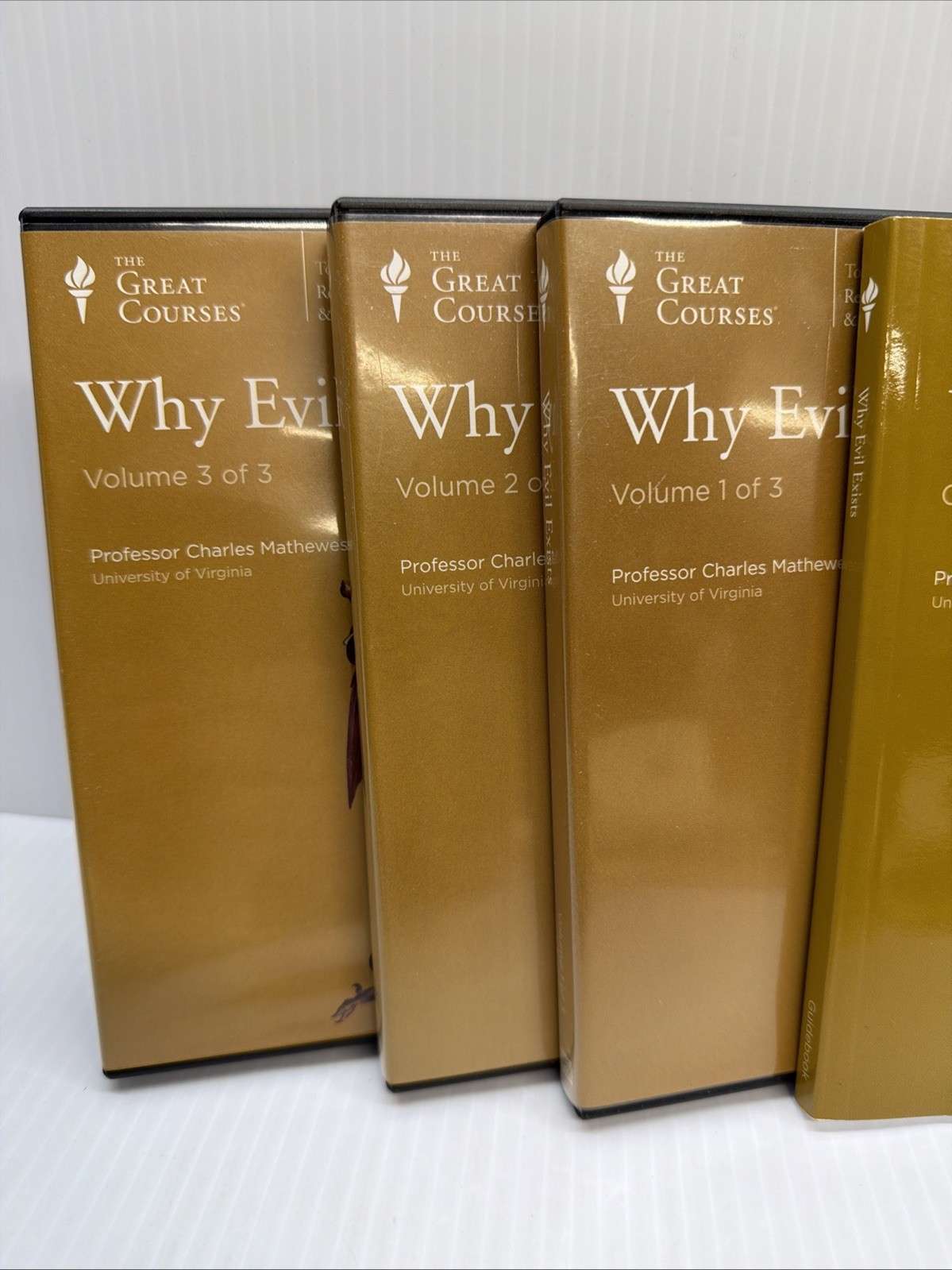 Great Courses: Why Evil Exists 18 Audio CDs 36 Lecture & Guidebook