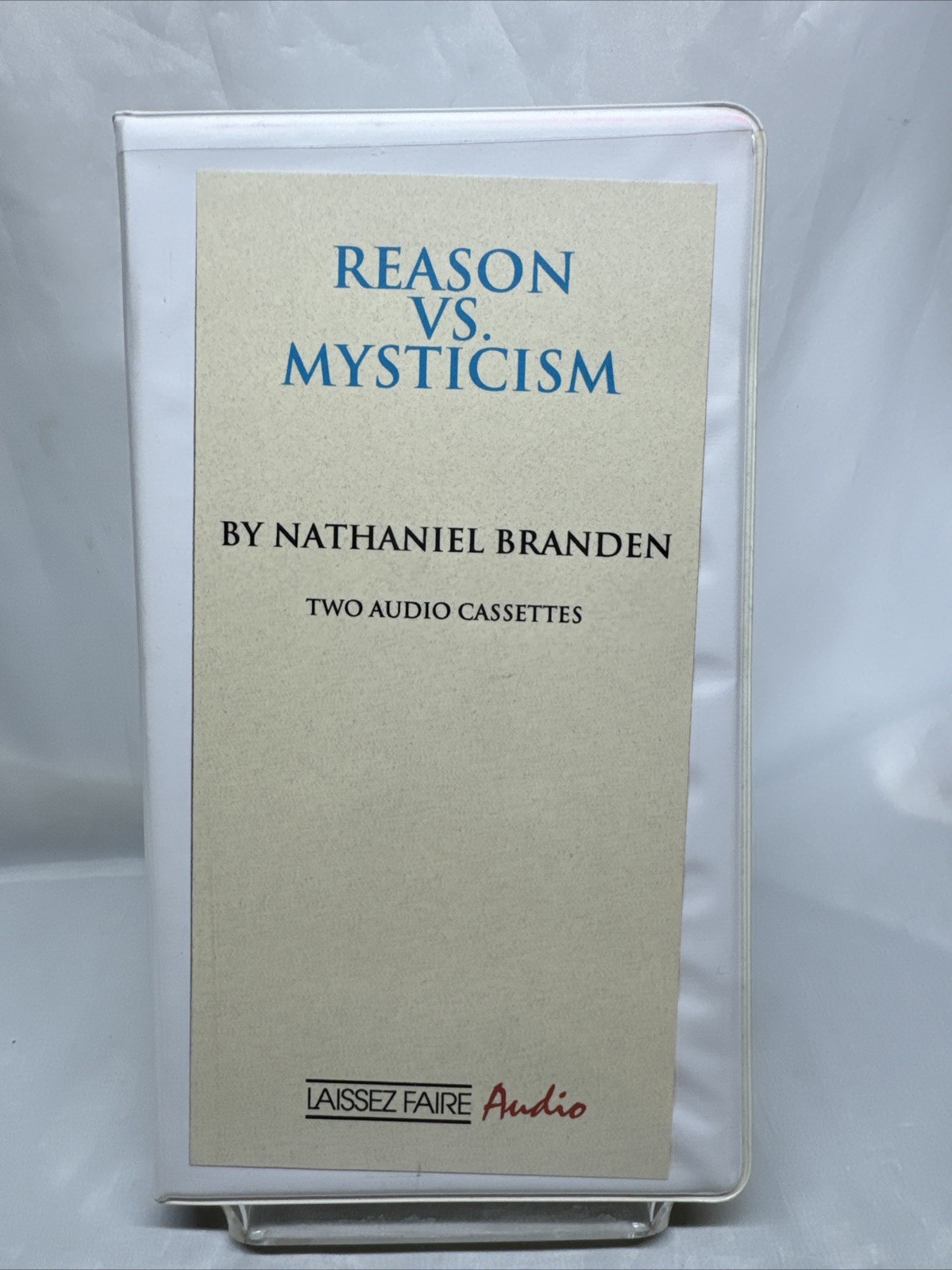 Reason Vs. Mysticism-Nathanial Branden Audio Book Cassettes