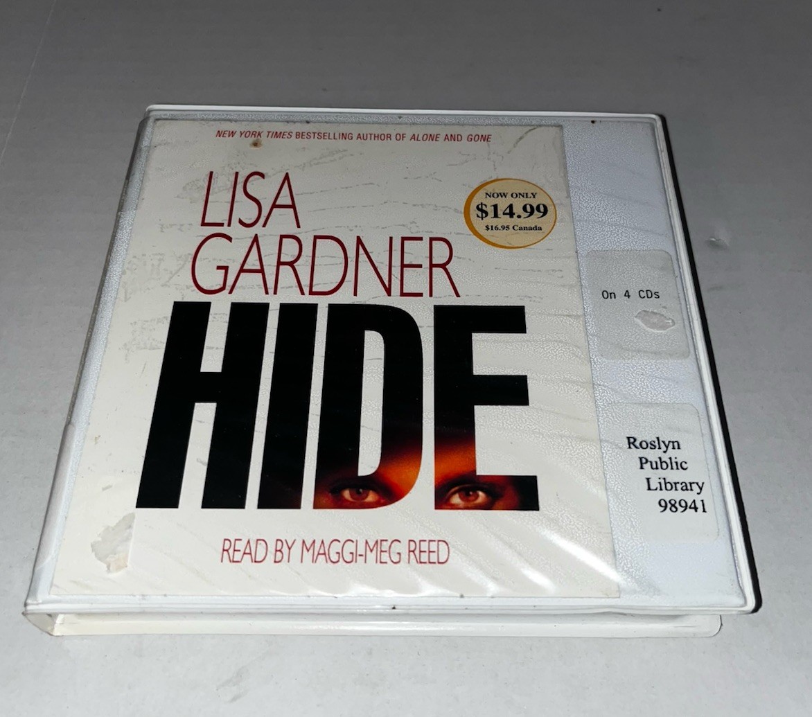 Lisa Gardner Audiobook Hide On Four Cds Compact Disc Read By Maggie Reid ￼