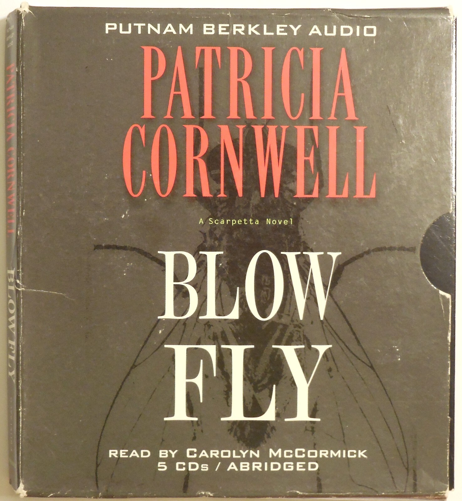 BLOW FLY by Patricia Cornwell 2003 Audio Book on 5 CDs Read by Carolyn McCormick