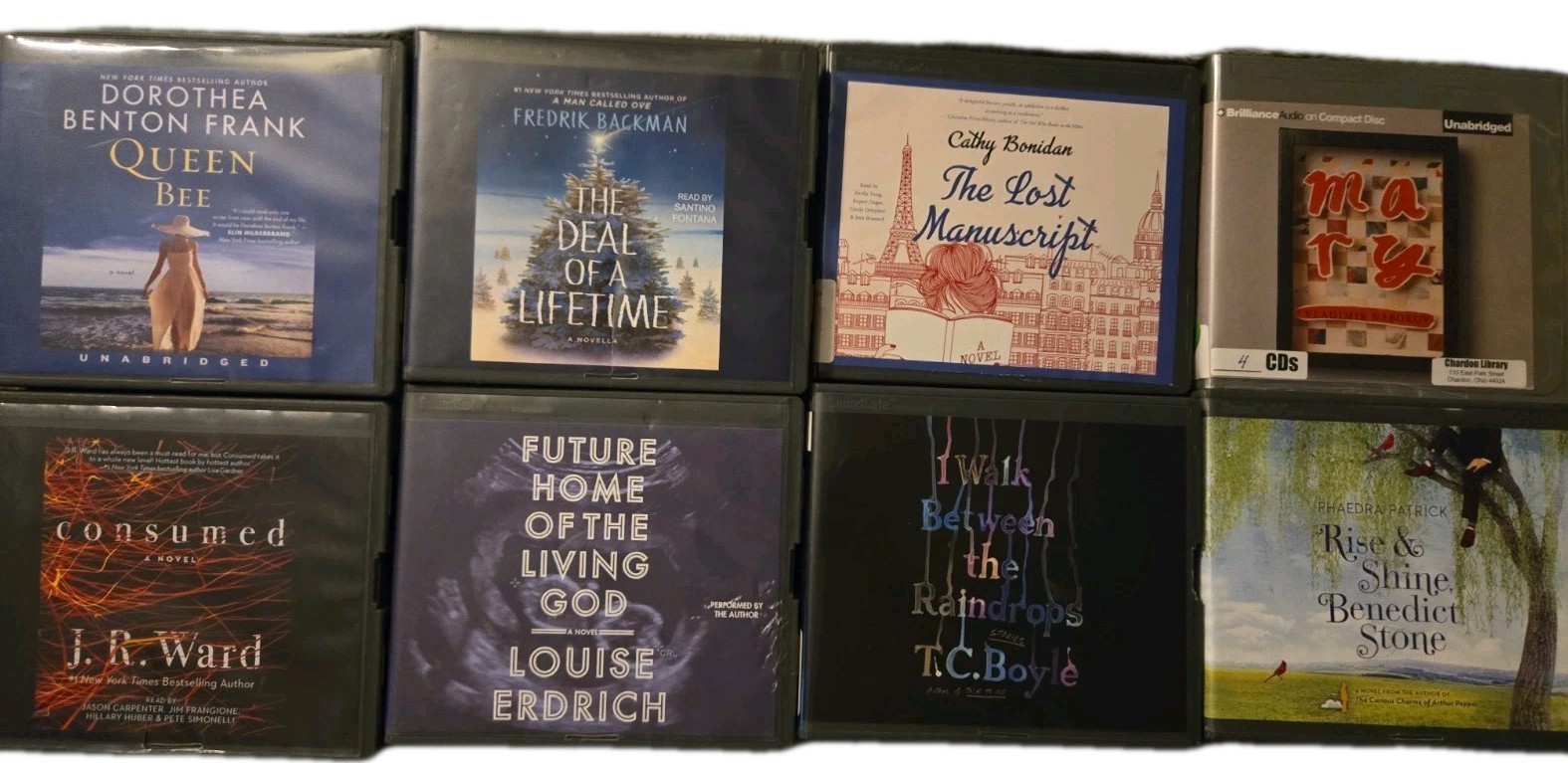 Mixed lot Of Random Fiction Audiobooks On Cd _ Unabridged _ J.R. Ward +++