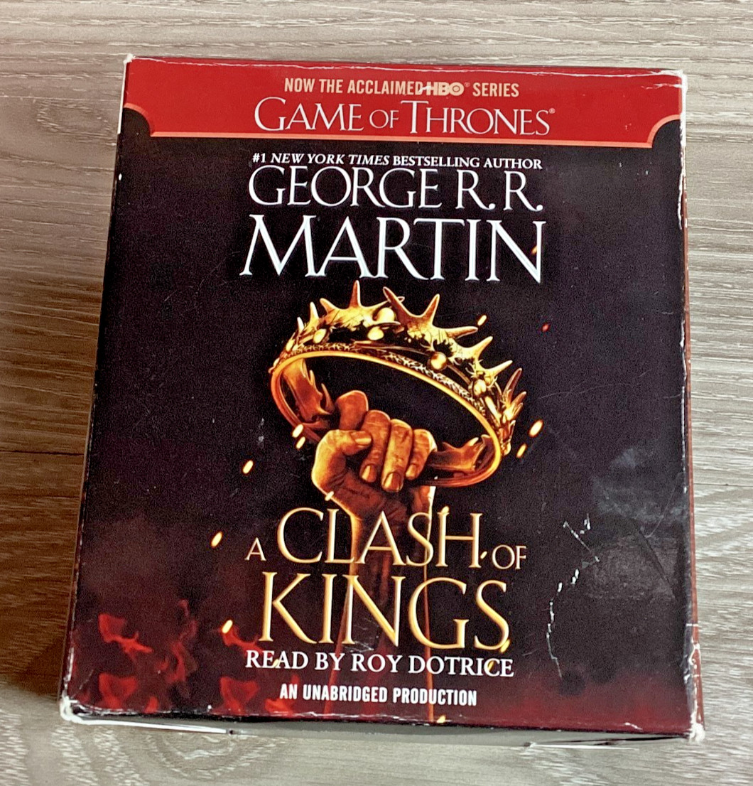 Game of Thrones A Clash of Kings 30 CD Audiobook Box Set Roy Dotrice Unabridged