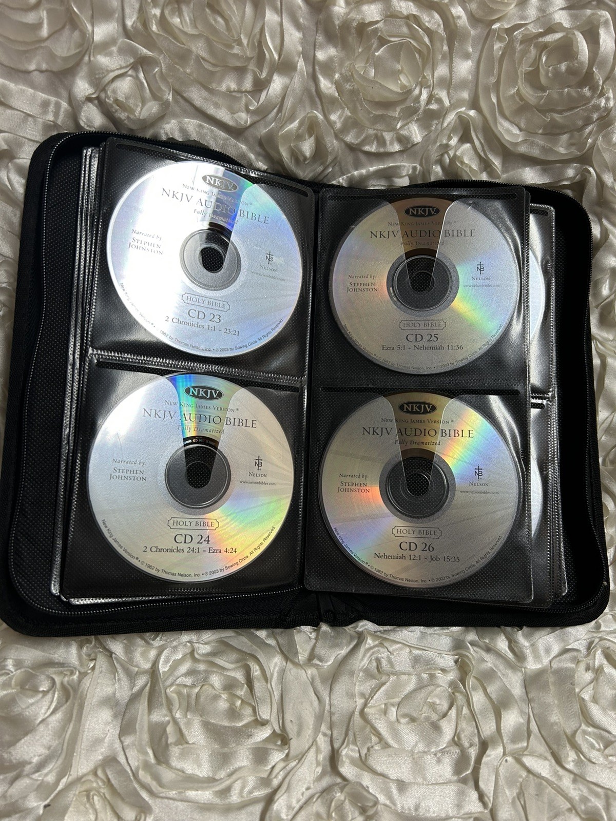 Nkjv Audio Cd Bible Narrated By Stephen Johnson Hendrickson 58 CDs Like New