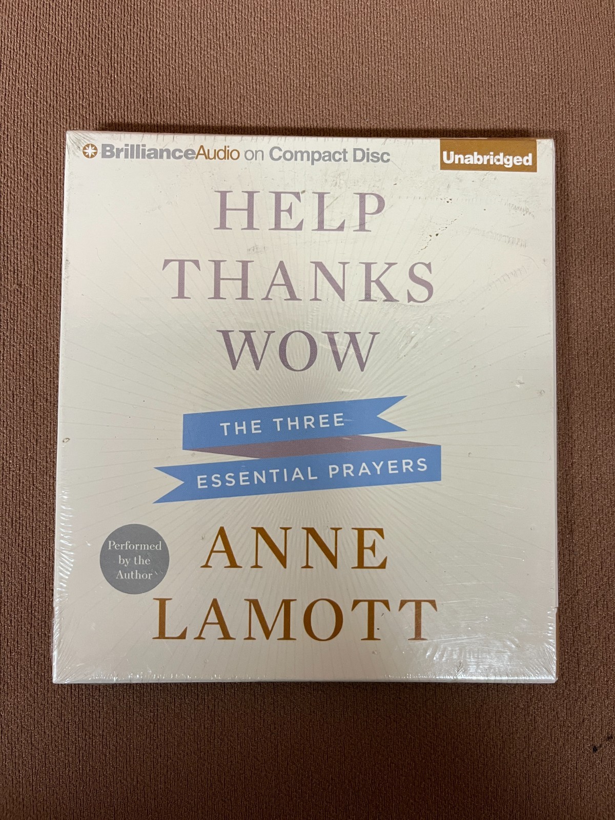 Help Thanks Wow-Anne Lamott -Three Essential Prayers 2 Discs New Factory Sealed