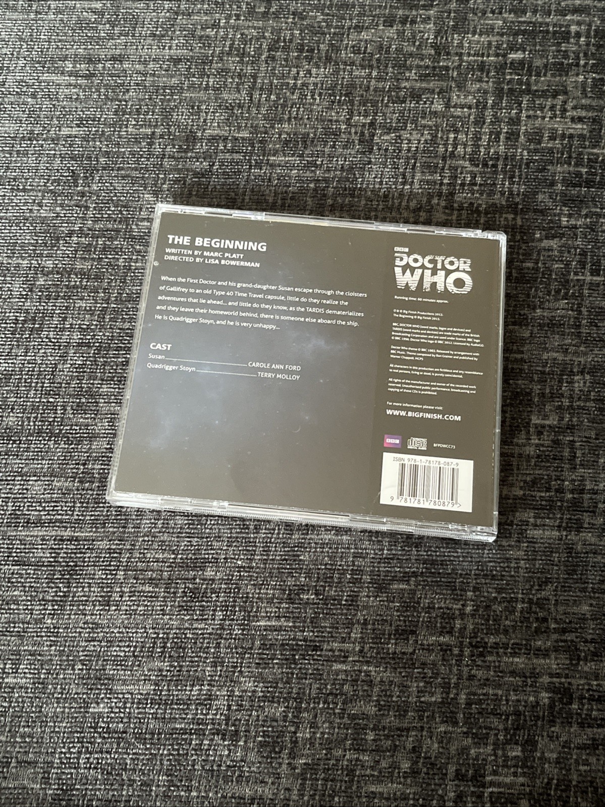 Doctor Who — The Beginning — Audio CD — Big Finish