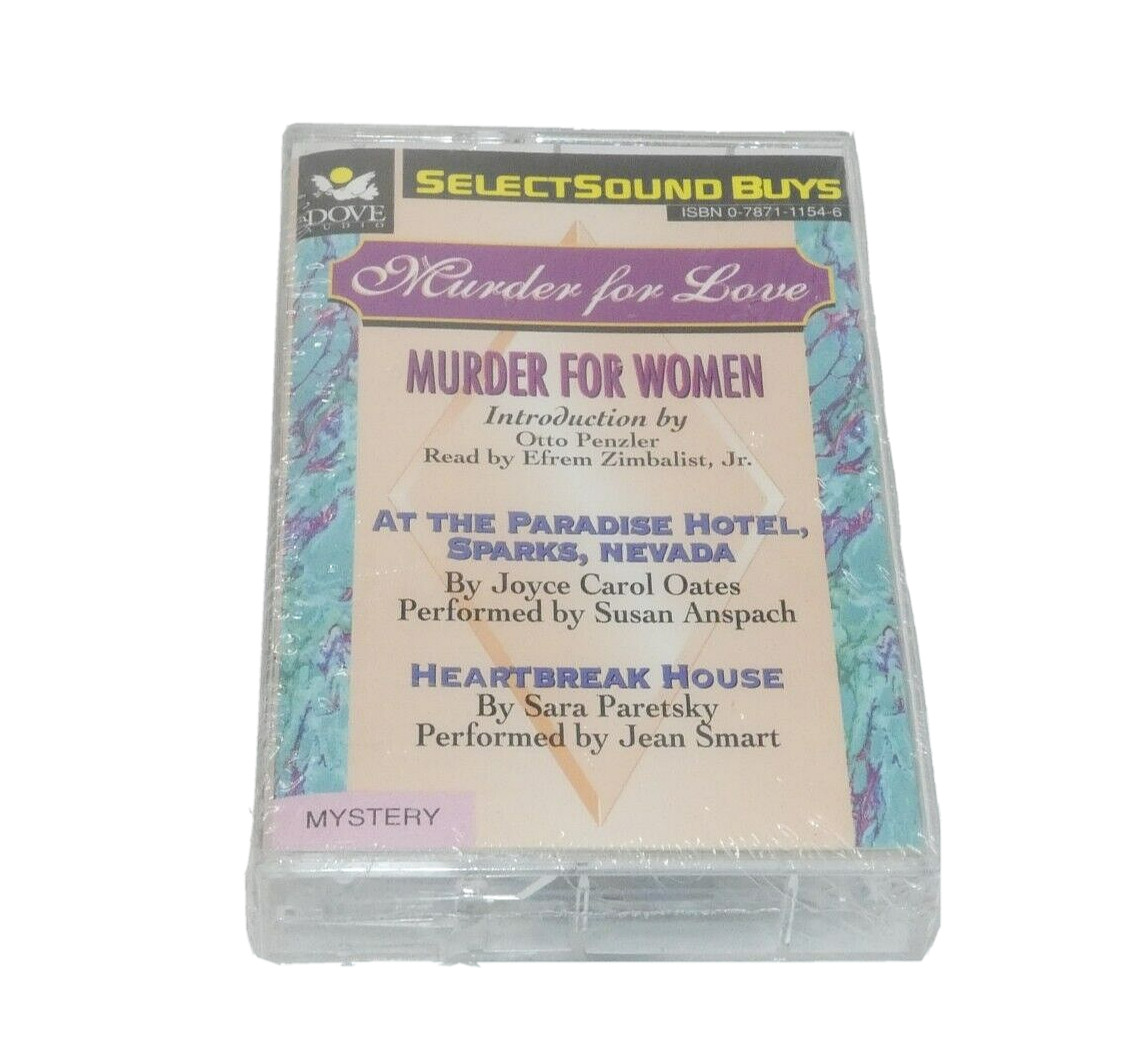 Murder for Love Audio Cassette Book Mystery Stories Dove Audio 90 Minutes SEALED