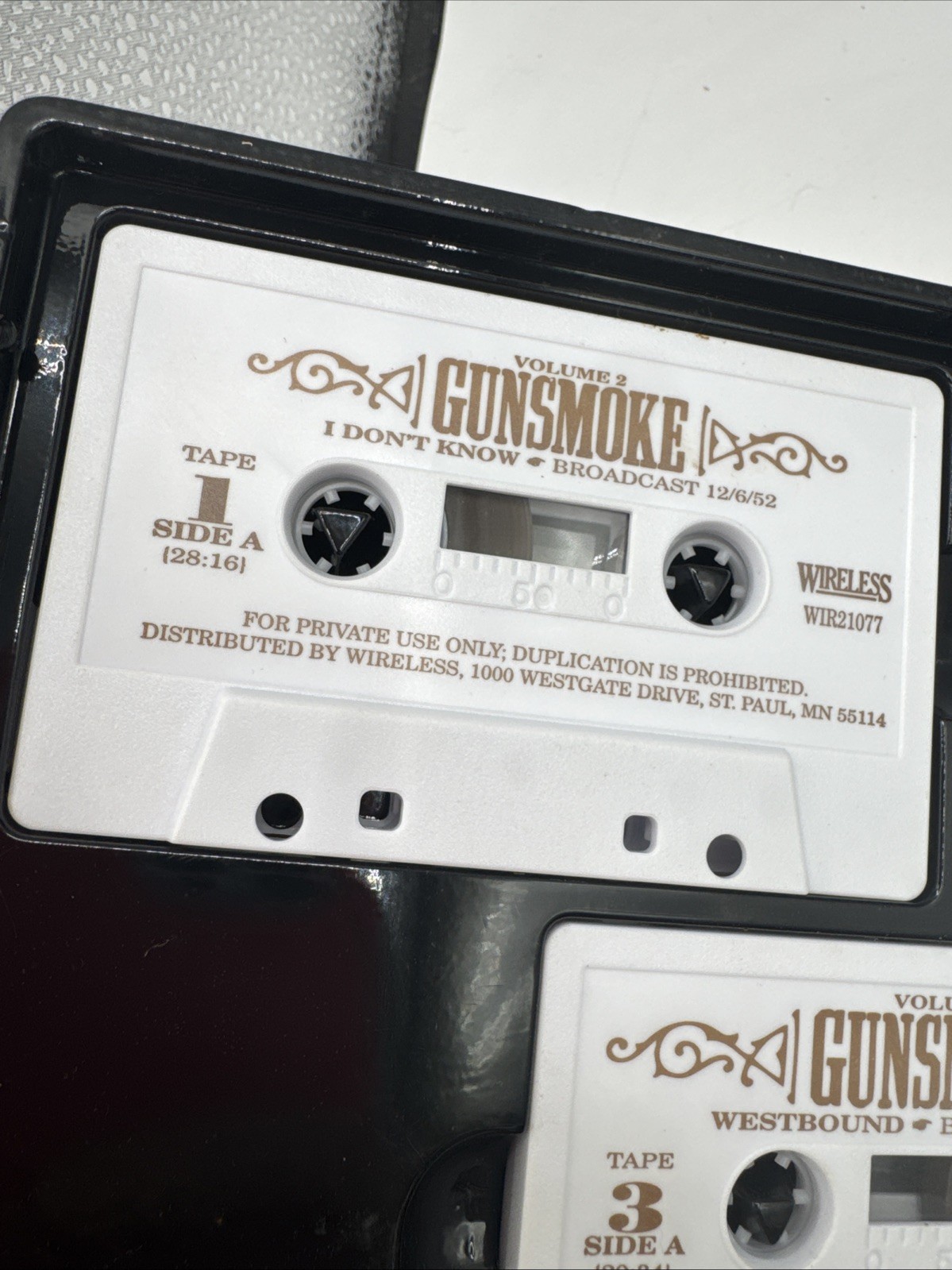 The Gunsmoke Collection Volumes 2 & 3 40 Shows 20 Cassettes William Conrad