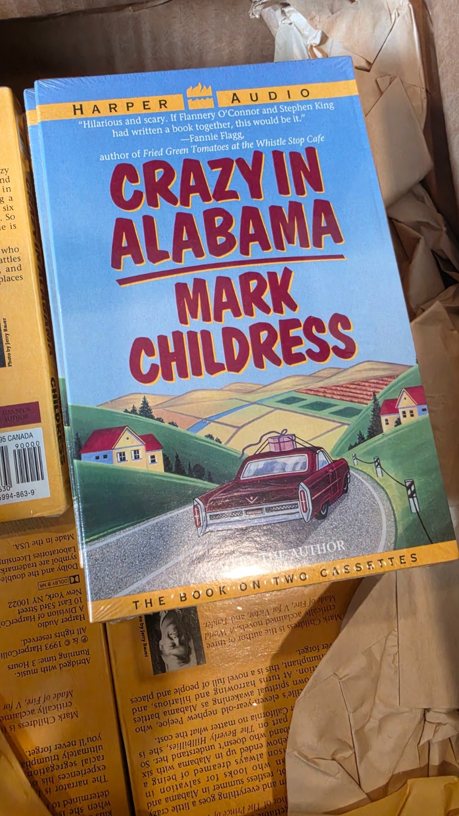 Lot of 20 Crazy in Alabama Vintage Audiobook Cassette Tapes Wholesale Overstock