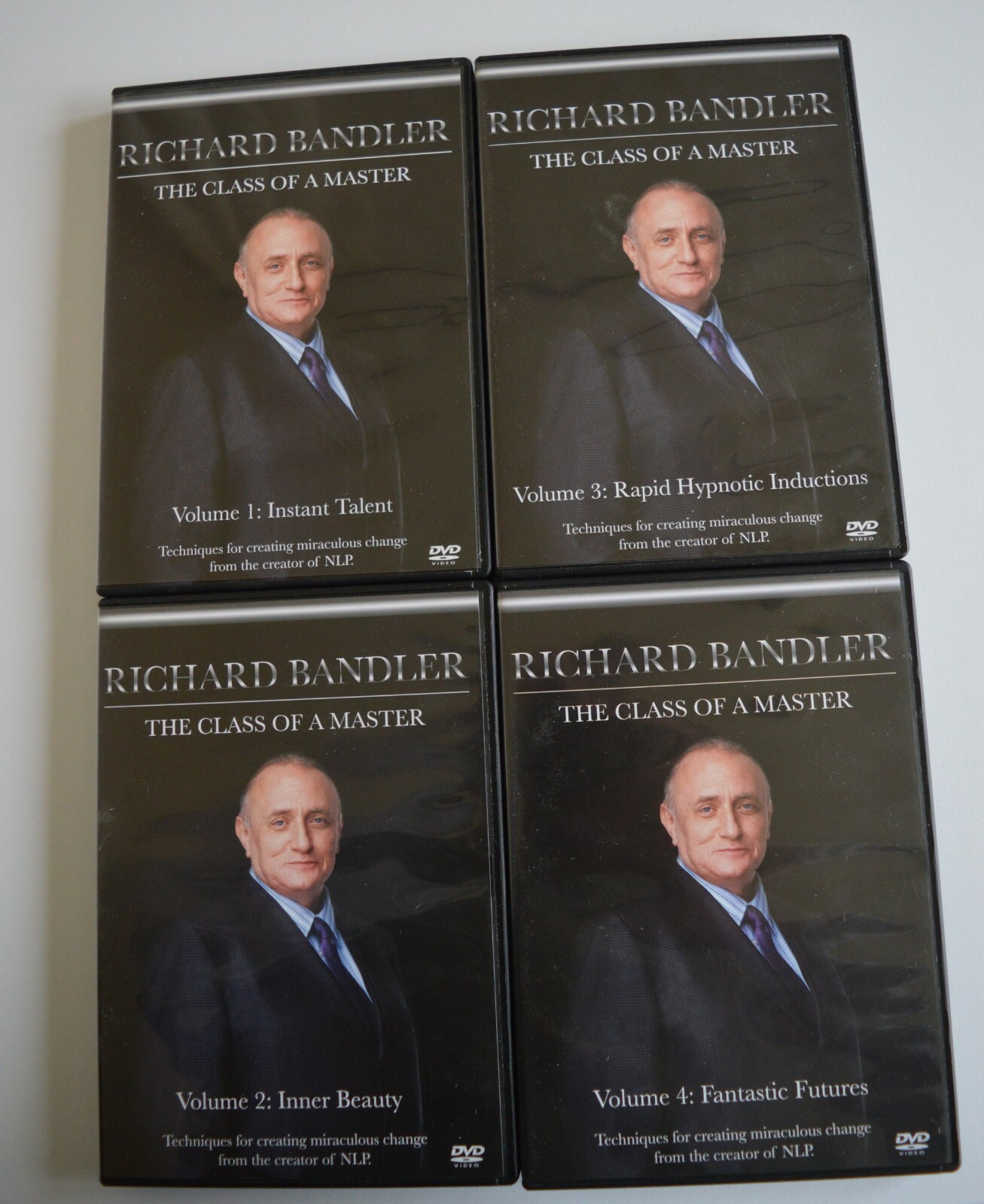 Richard Bandler — The Bandler Effect 5 DVD Set & The Class of a Master 4 DVD Set