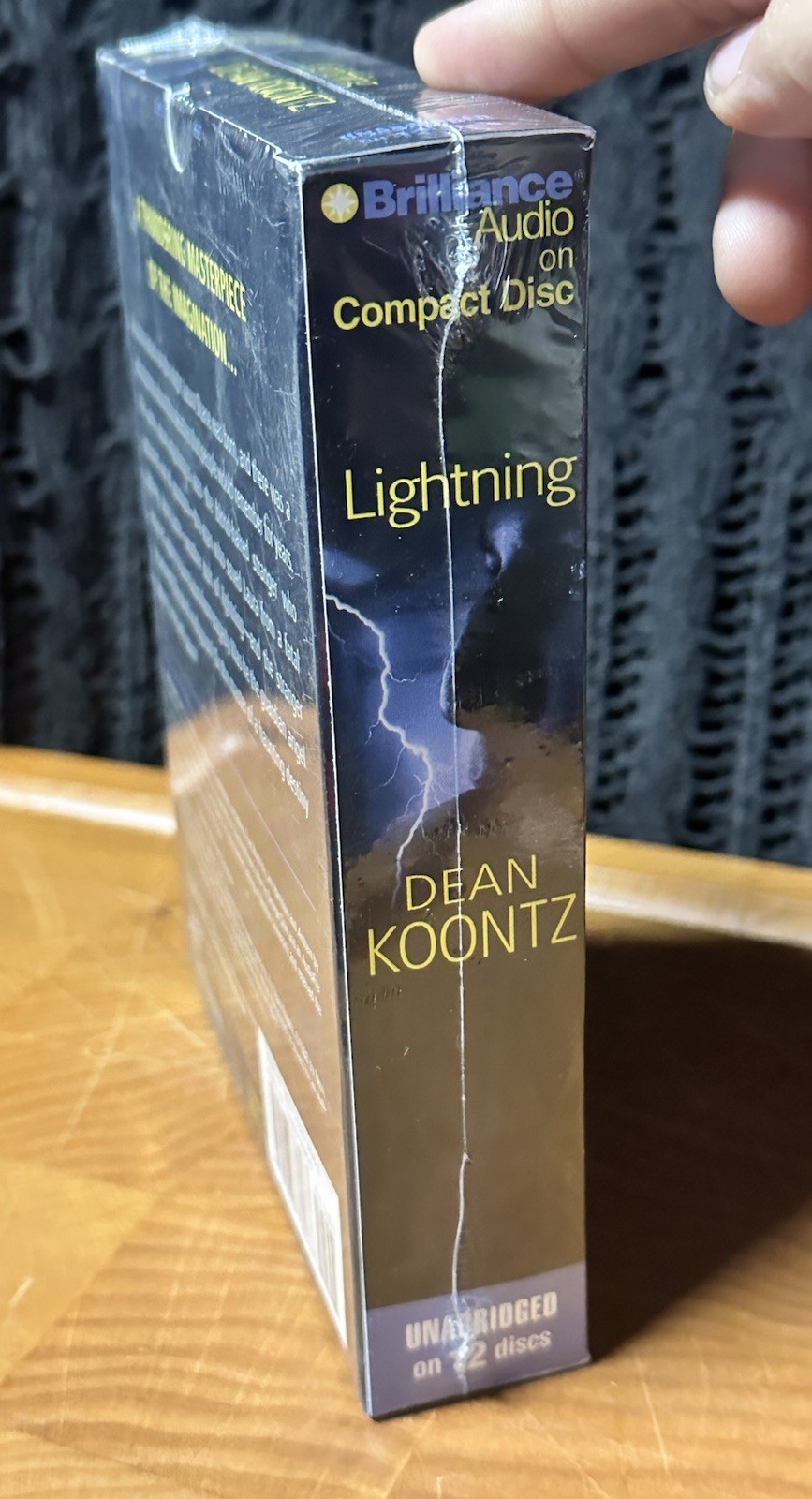 BRAND NEW — Lightning by Dean Koontz 2007 Unabridged Audiobook CD — SEALED