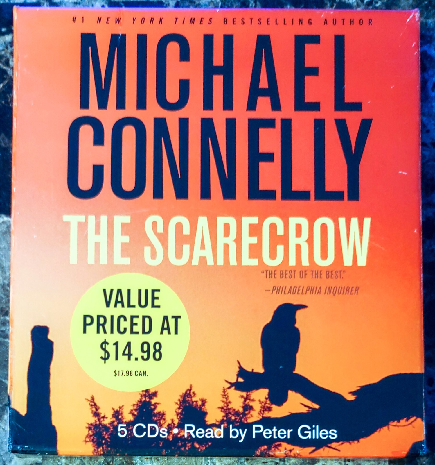 Michael Connelly — The Scarecrow (CD Audio Book Audiobook, 2010, 5-Disc Set)