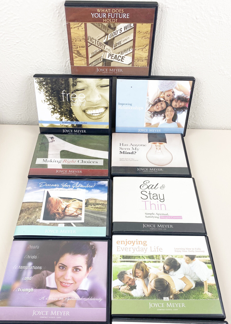 Joyce Meyer (Lot Of 13) CD Audiobooks Christian Speaker Healthy Living God EUC