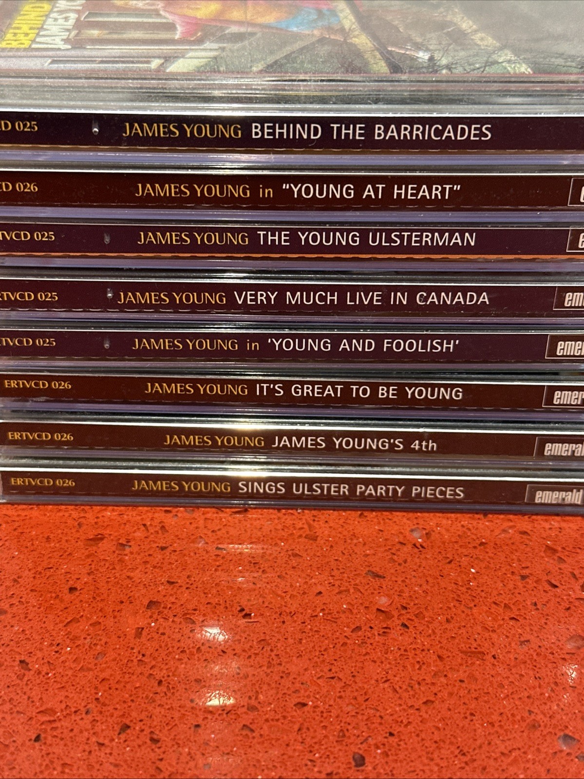 JAMES YOUNG 1970S BELFAST COMEDY TV SERIES 8 CD BUNDLE BELFAST TROUBLES HUMOUR