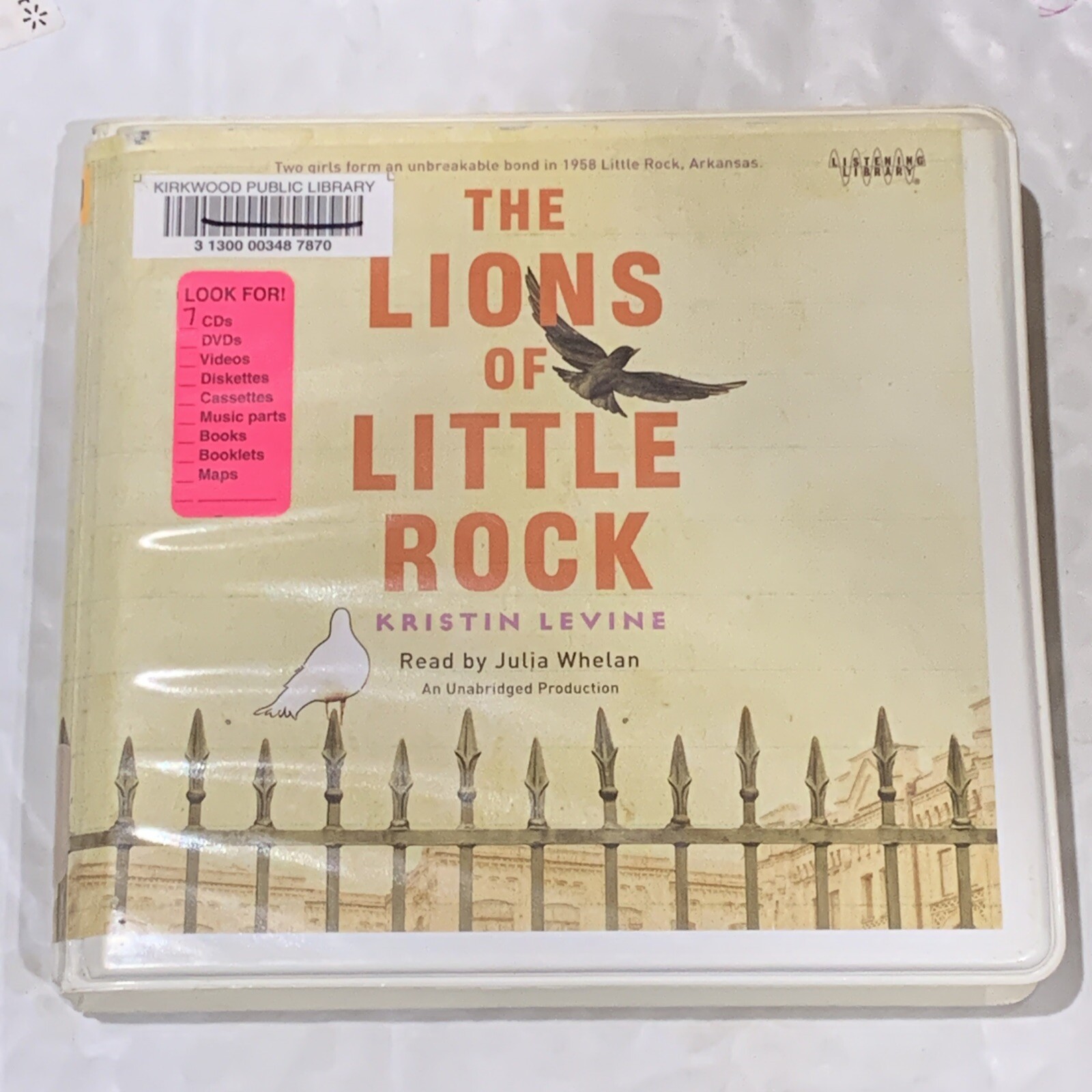 Lions of Little Rock By Kristin Levine- Audio CD