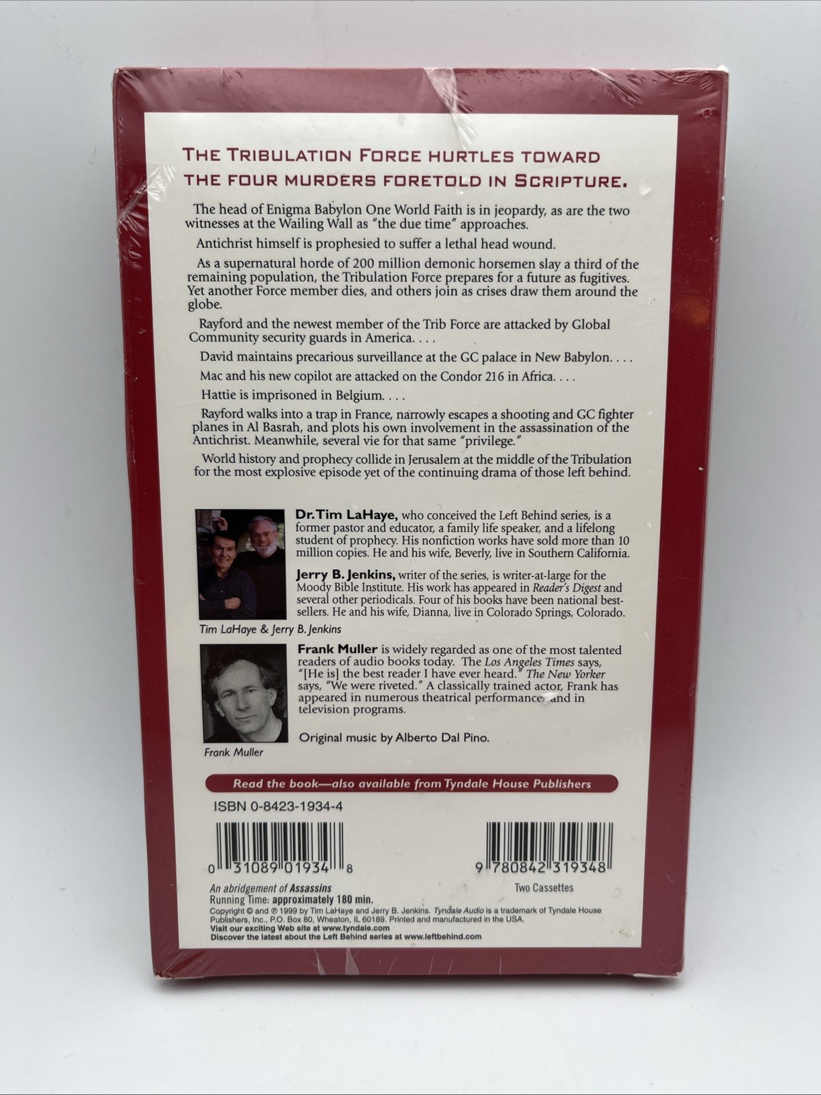 Assassins on Cassette Audio book Tim LaHaye & Jerry B. Jenkins