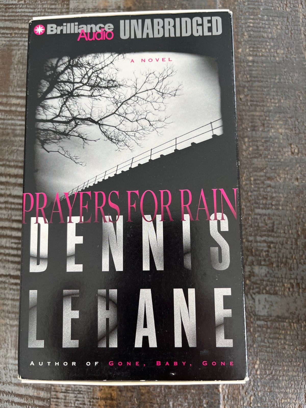 DENNIS LEHANE Audio Cassette Books-FREE SHIP*-GONE BABY GONE-SACRED-PRAYER RAIN