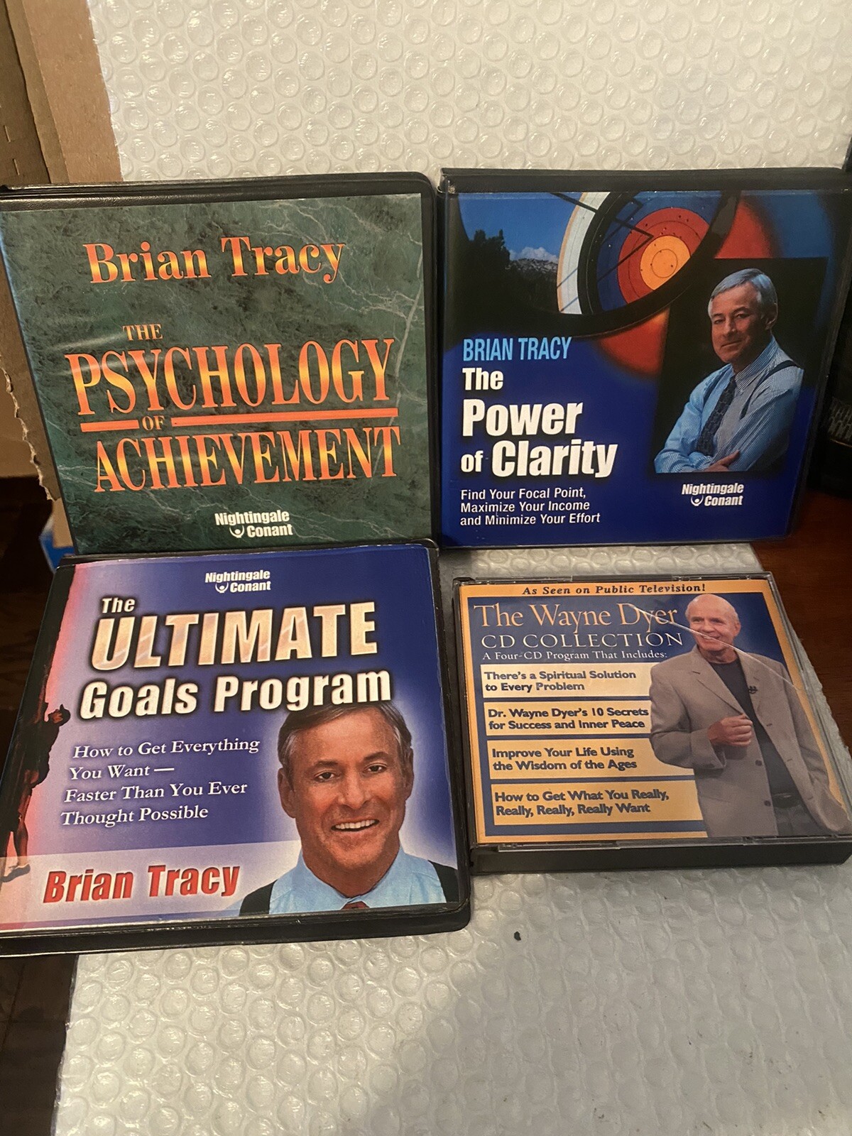 4 Self Help Motivational Sets Workbook 3 Brian Tracy 1 Wayne Dyer