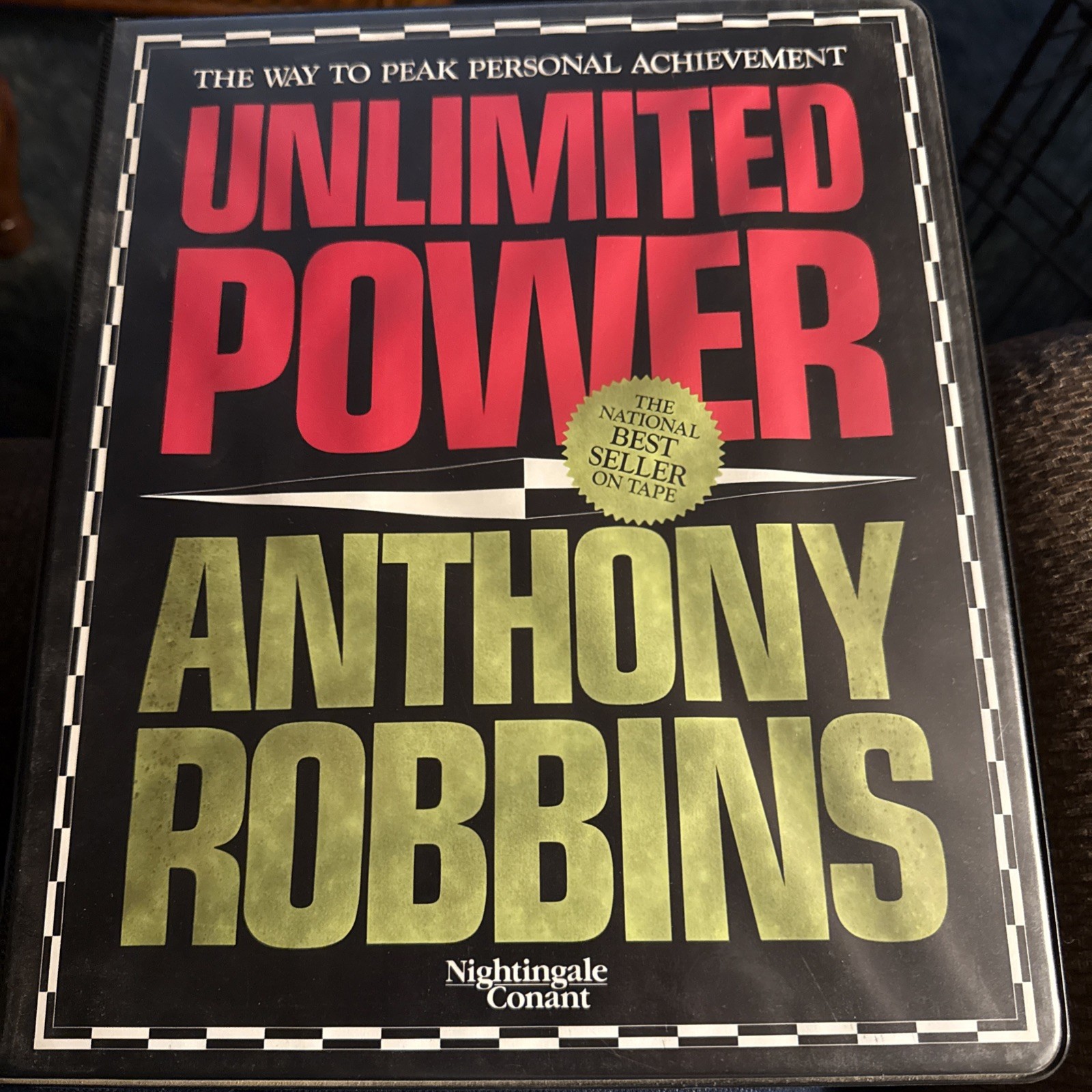 Vintage Anthony Robbins 6 Cassette Tape Set Unlimited Power Personal Achievement