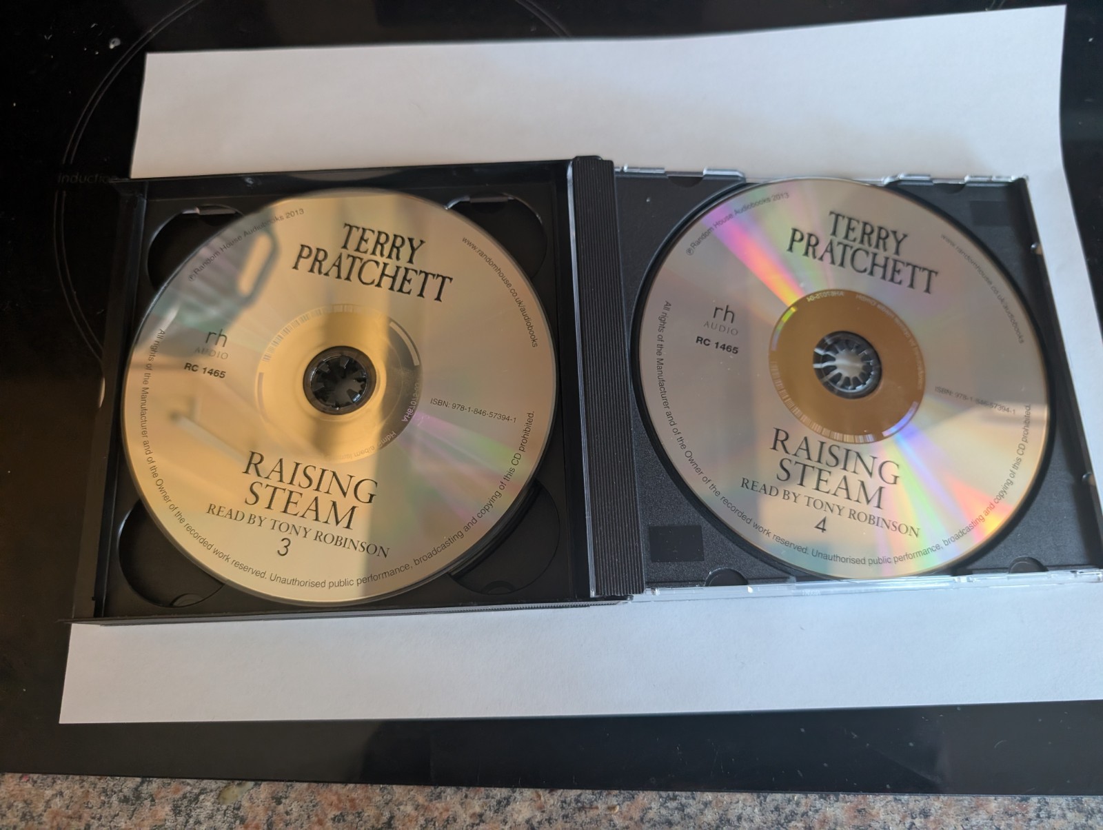 Raising Steam by Terry Pratchett Audio Book Cds — Used Read by Tony Robinson