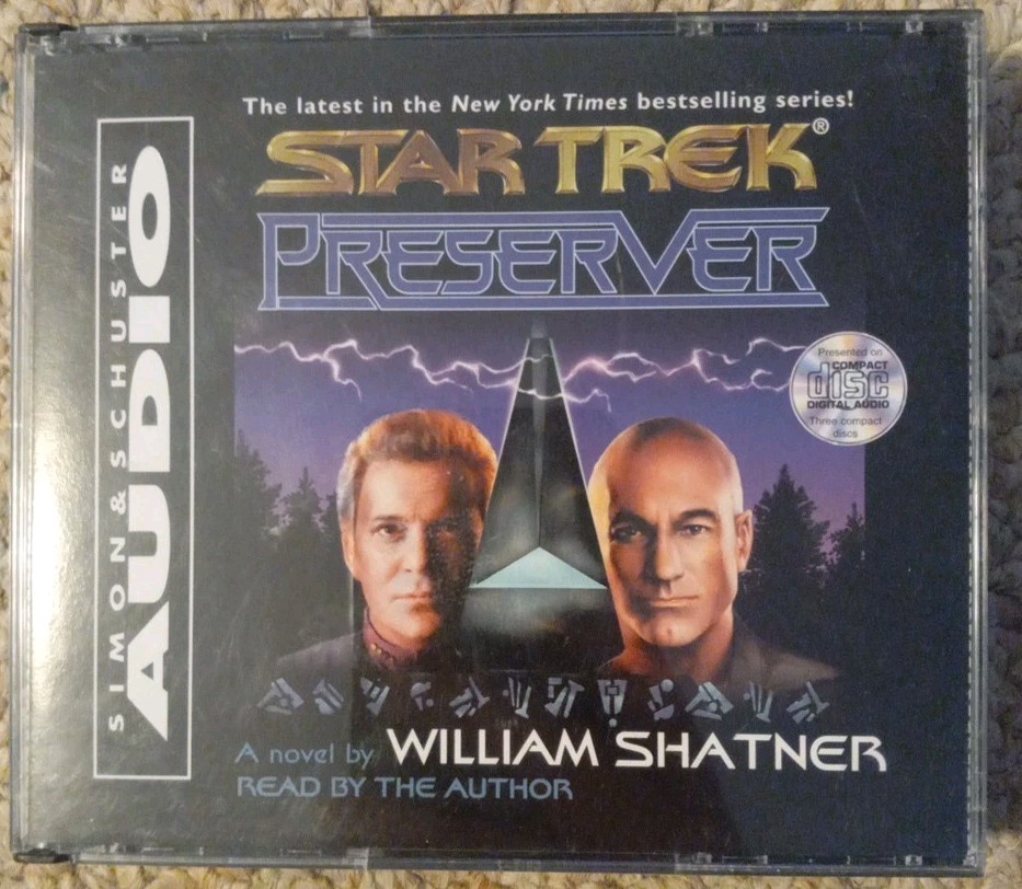 Star Trek Preserver A Novel by William Shatner CD Audiobook Book Read by Author