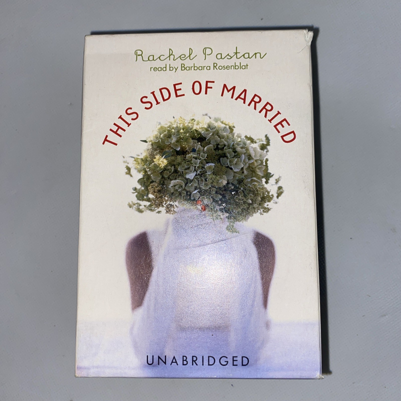GOOD This Side Of Marriage By Rachel Pastan 6 Cassette Audiobook