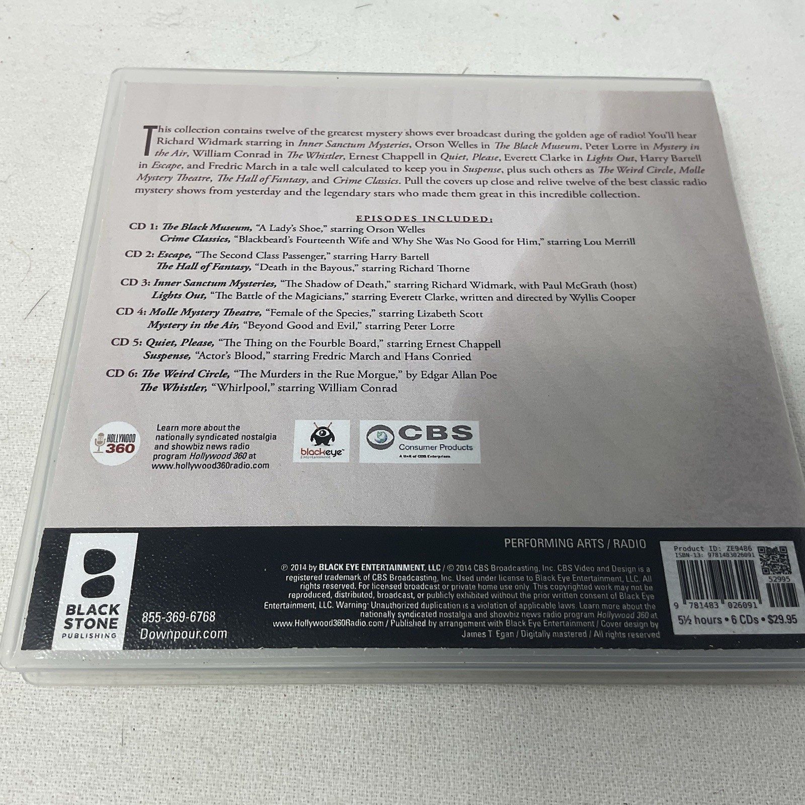 Classic Radio GREATEST MYSTERY SHOWS Volume 1 & 2 CD Set
