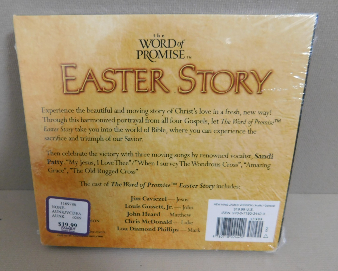 Word of Promise EASTER STORY (KJV) by Thomas Nelson (2008, Audio CD) NEW