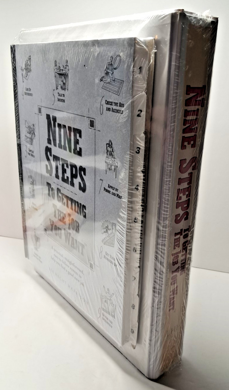 NINE STEPS To Getting The Job You Want LEE HECHT HARRISON 1997 Sealed VTG