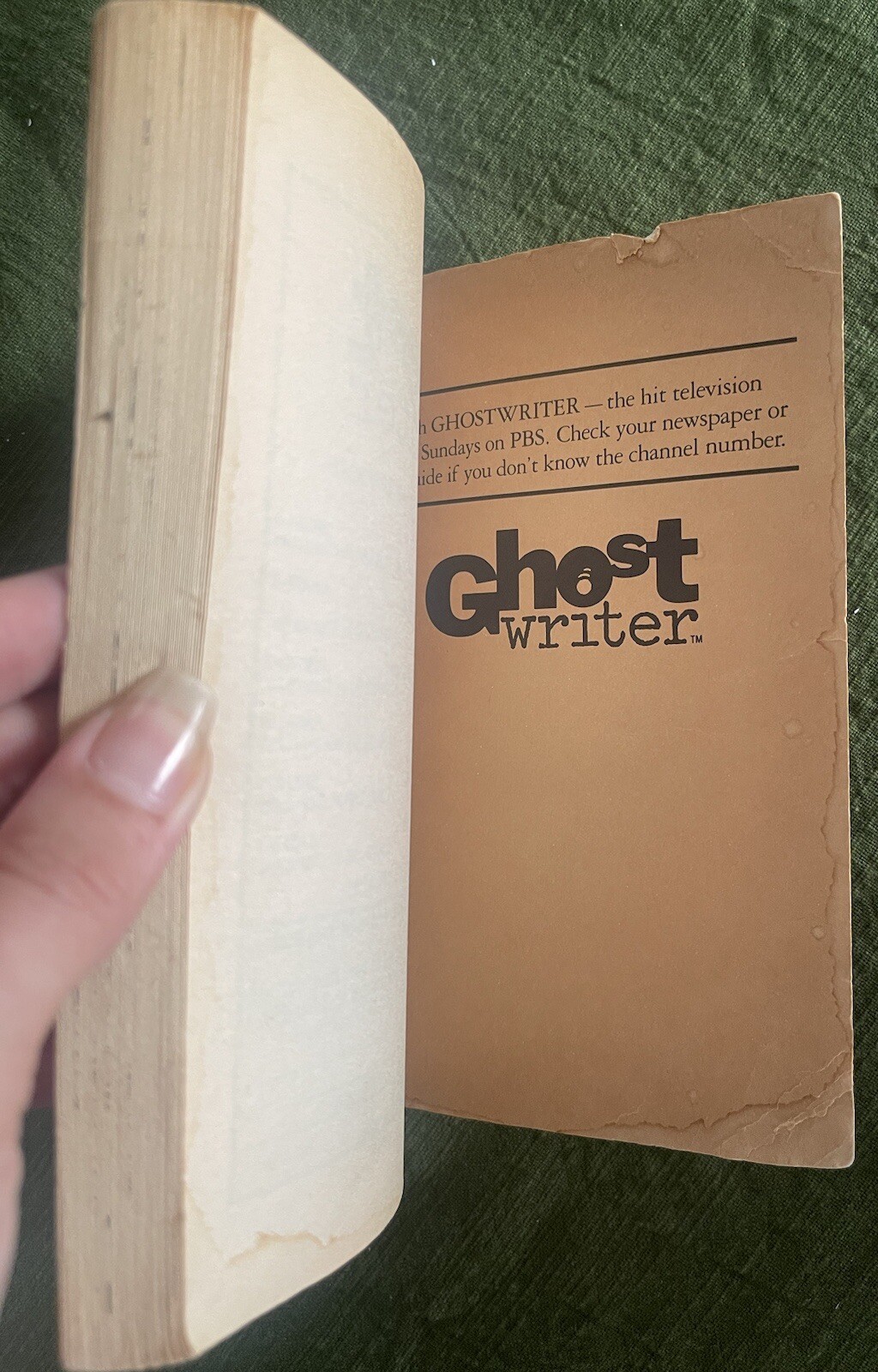 Ghost Writer — A Match of Wills — Eric Weiner — Paperback