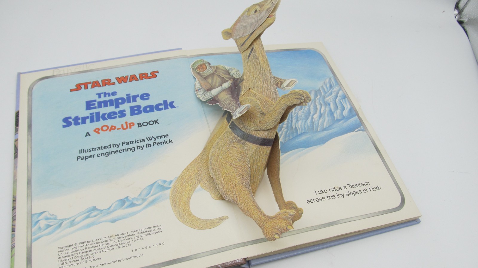 Vintage Star Wars The Empire Strikes Back: A Pop-Up Book — Hardcover 1980