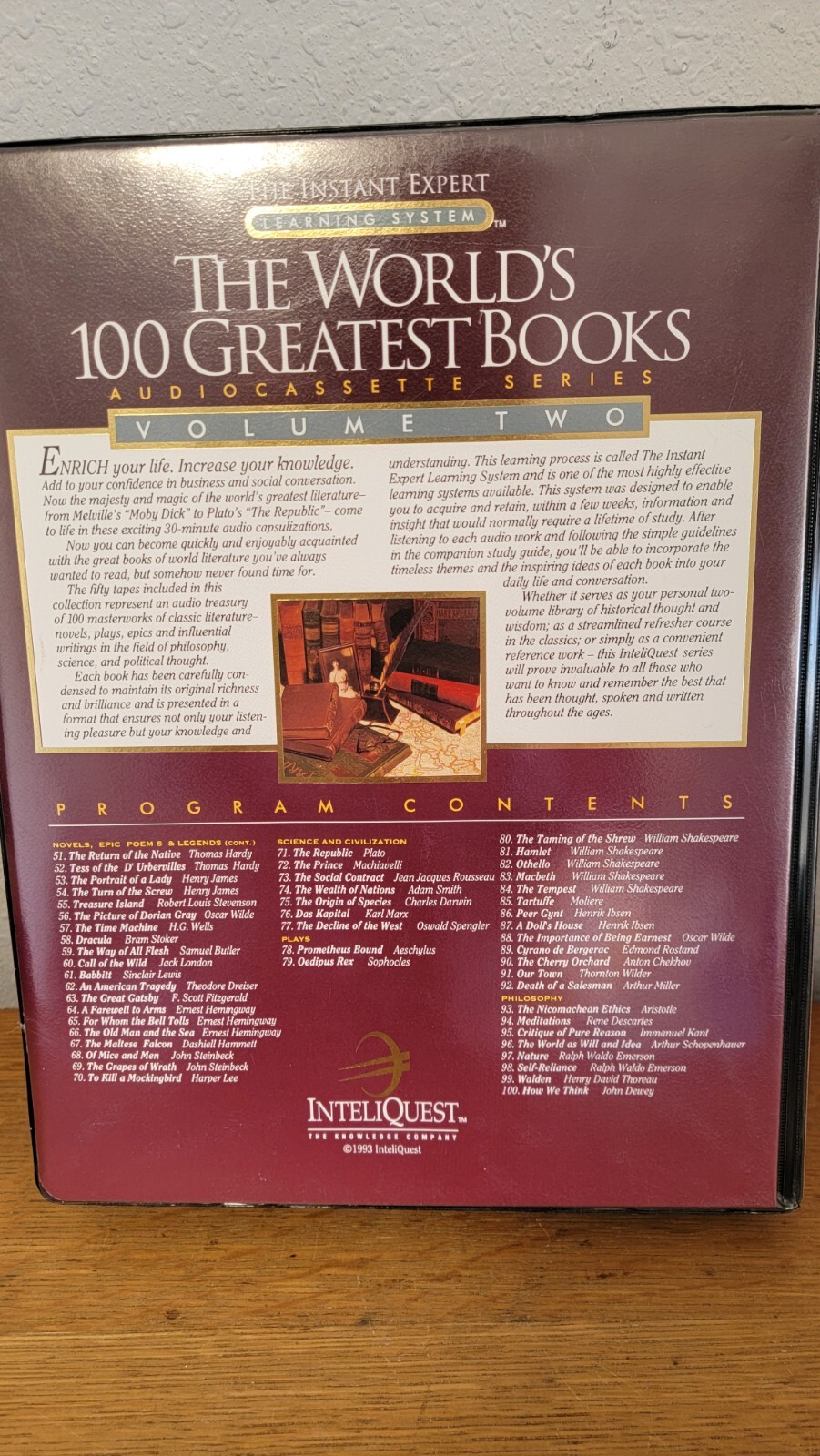 The Instant Expert Learning System The Worlds 100 Greatest Books Audio Vol 1, 2