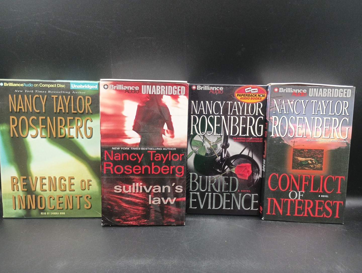 Audio book Cassette/CD Lot : Nancy Taylor Rosenberg