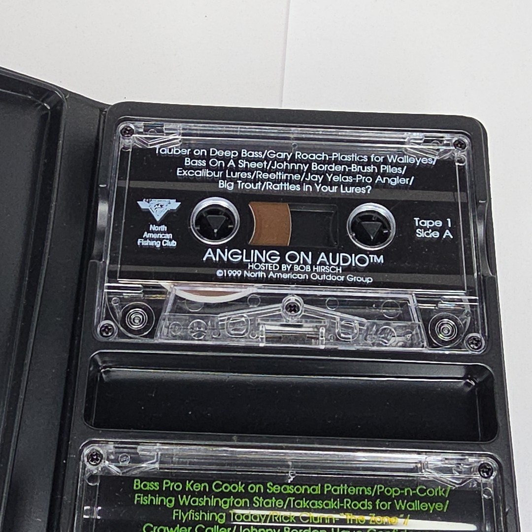 Angling On Audio Cassettes (North American Fishing Club) Bob Crupi Blue Case #5