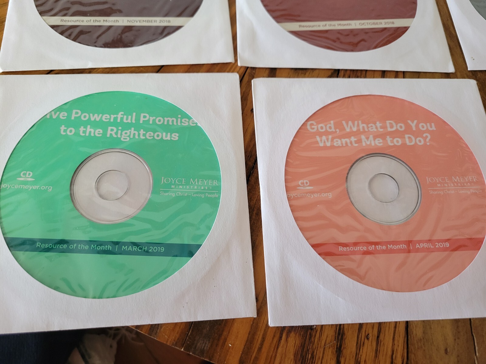 Lot Of 14 Joyce Meyer Ministries CDs Resource Of The Month CDs