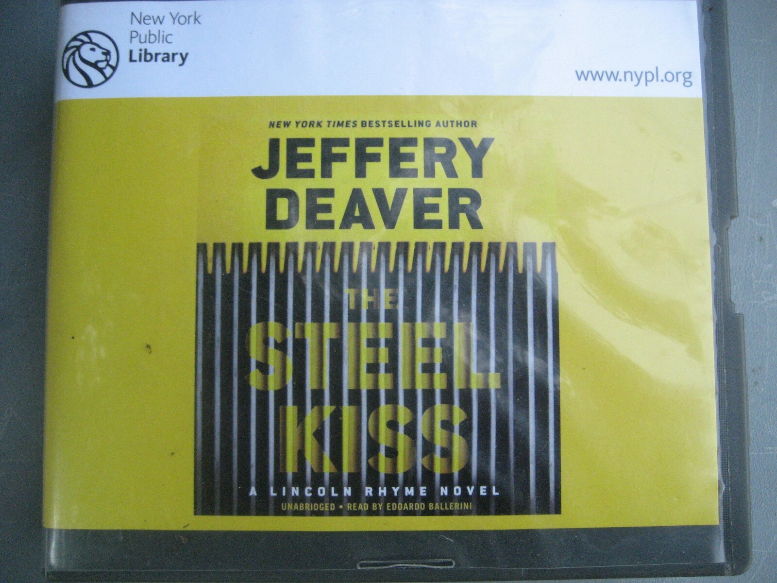 SHELF175D AUDIOBOOK~THE STEEL KISS, JEFFERY DEAVER, UANABRIDGED
