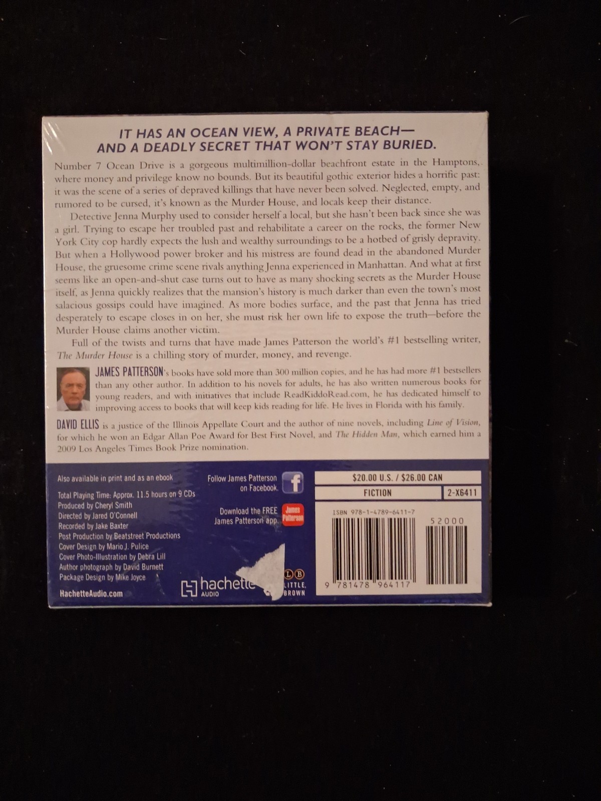 David Ellis The Murder House-Unabridged Read by Therese Plummer & Jay Snyder NEW