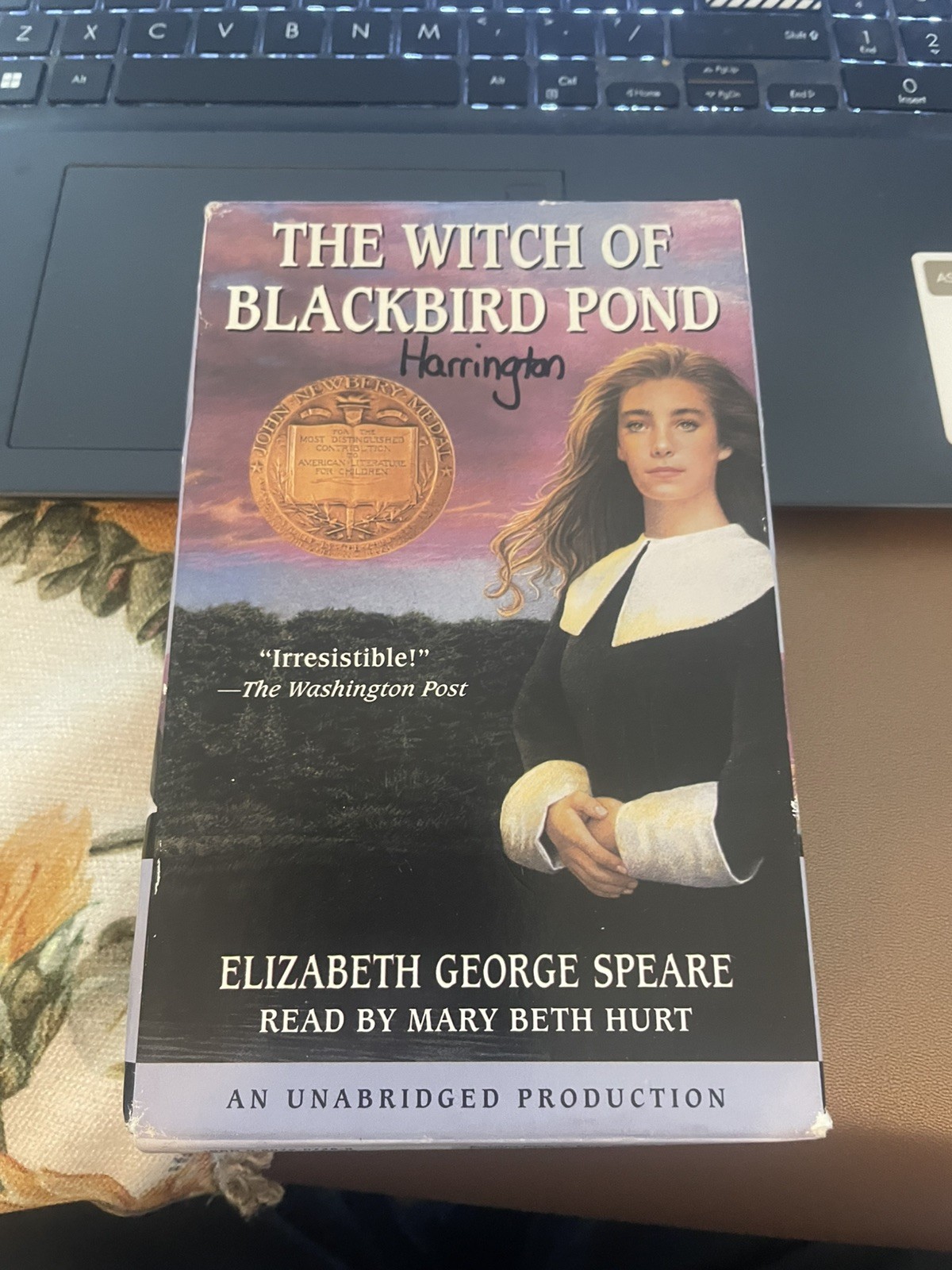 The Witch of Blackbird Pond 4 Cassette Set Audiobook Elizabeth Speare 6 1/2 Hrs