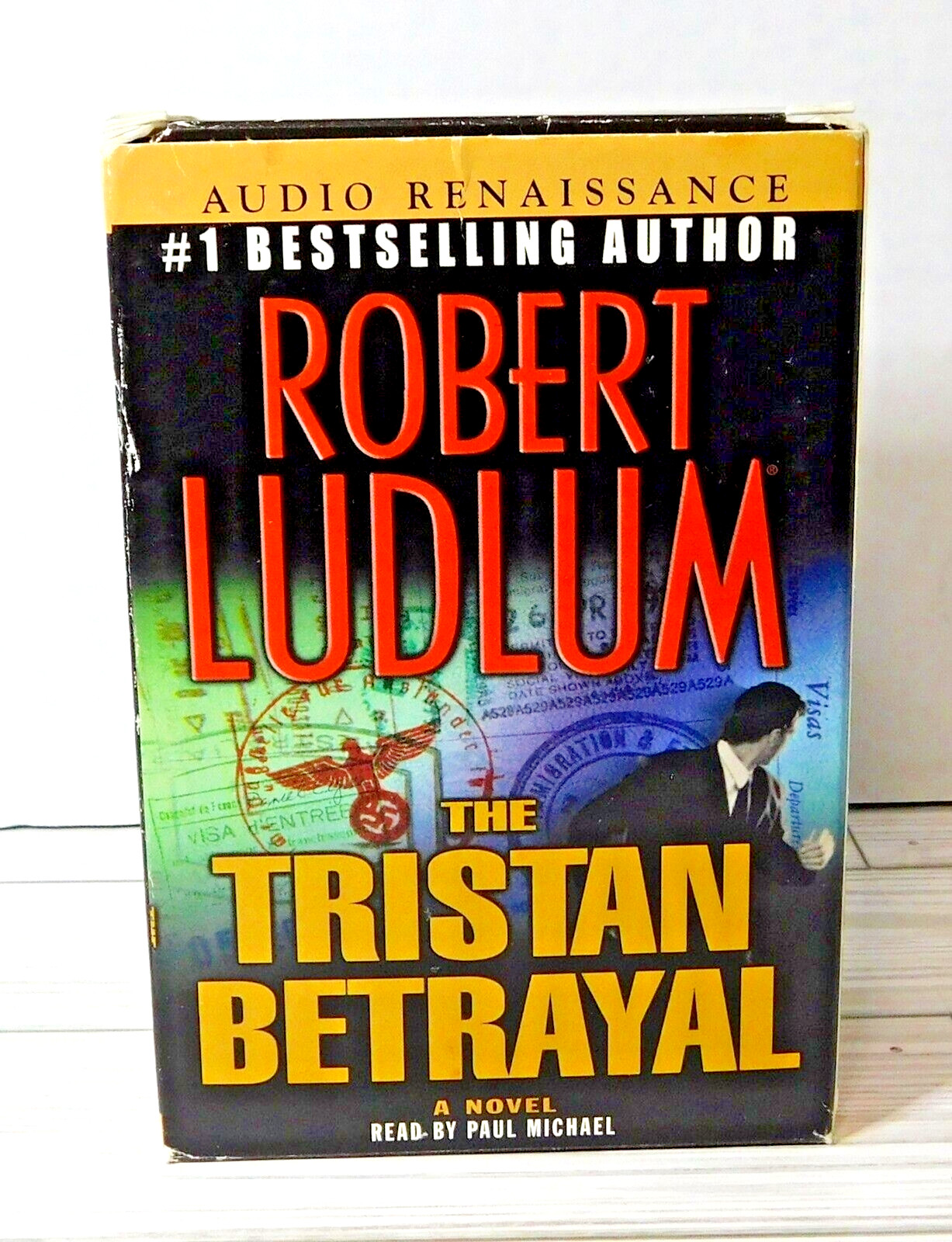 Robert Ludlum The Tristan Betrayal AudioBook 11 Cassette Tapes MINT Condition