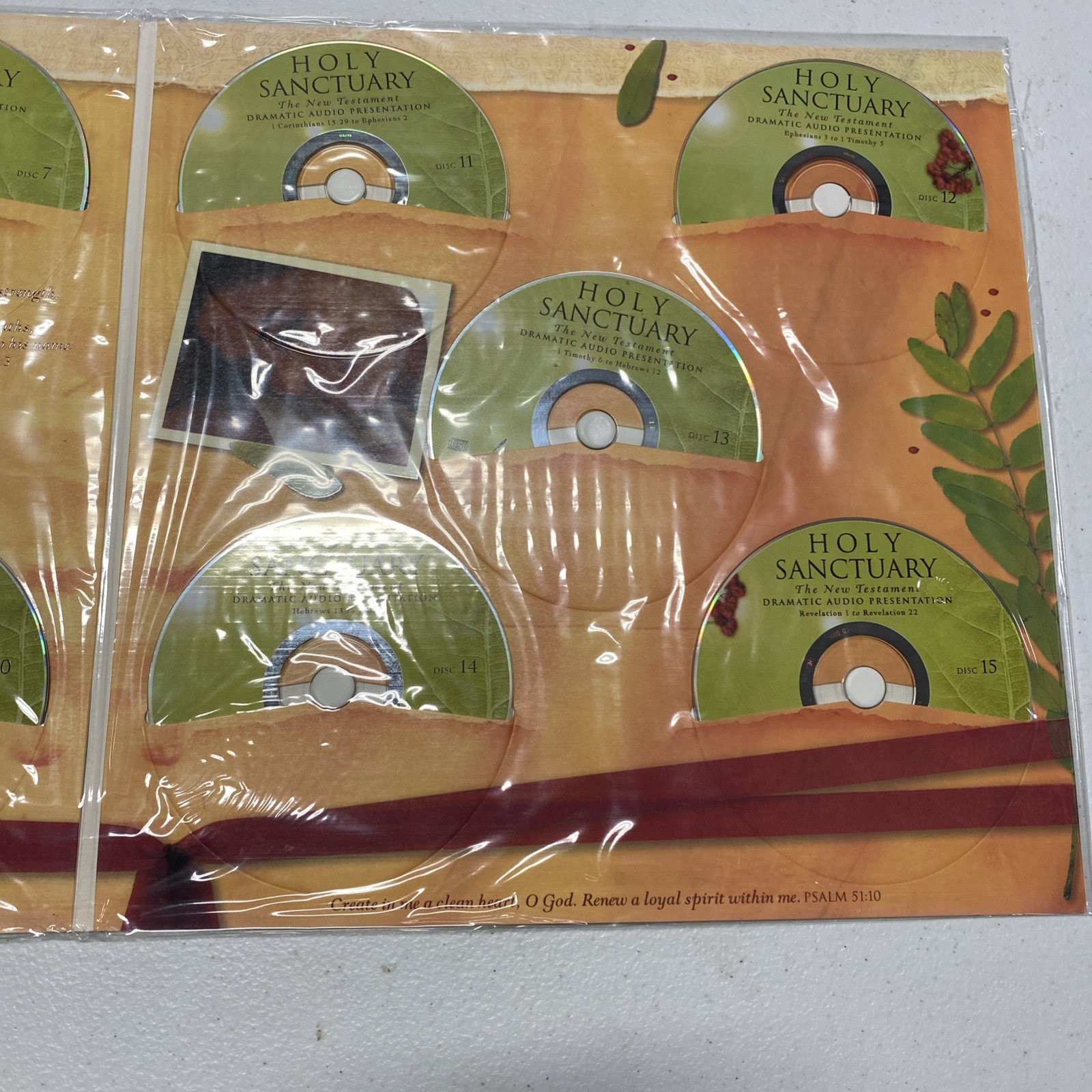 Holy Sanctuary The New Testament Dramatic Audio Presentation 15 CD Set New